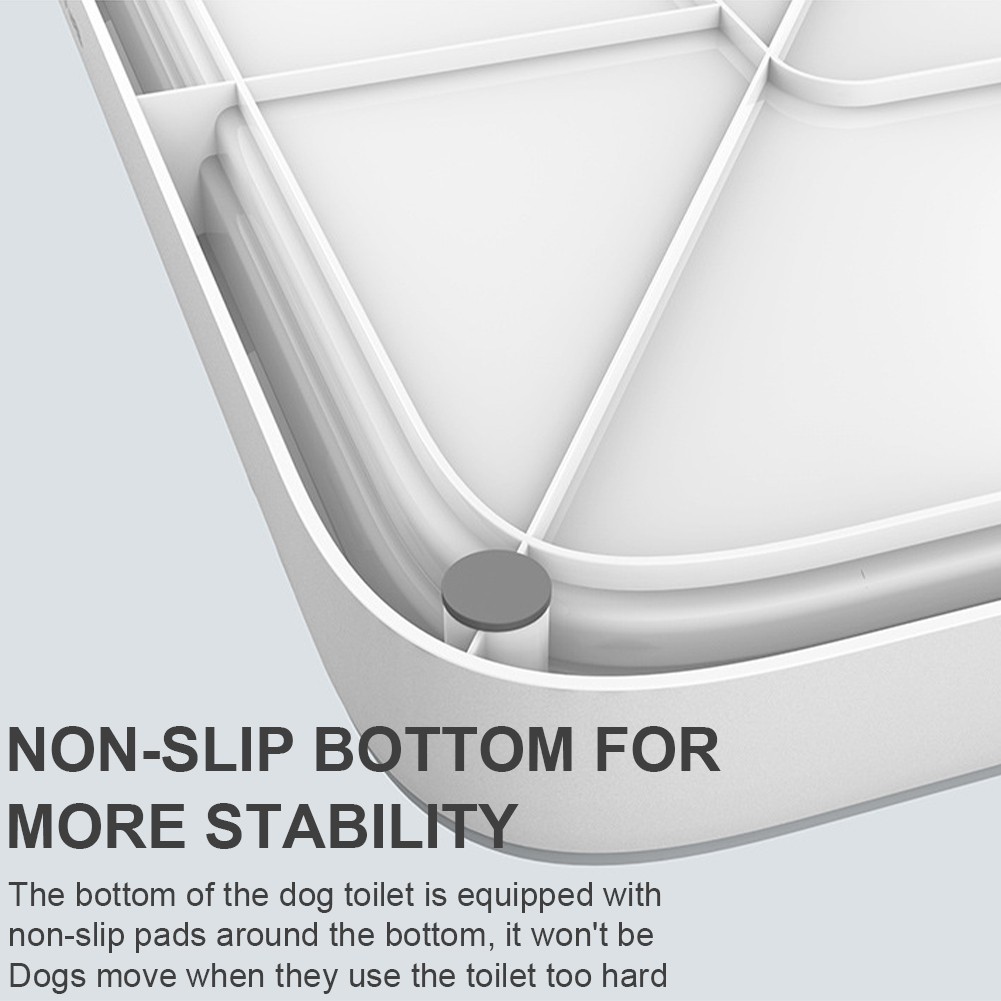 Large Pet Litter Tray Puppy Dog Potty Toilet Loo Pee Litter Tray With Sides