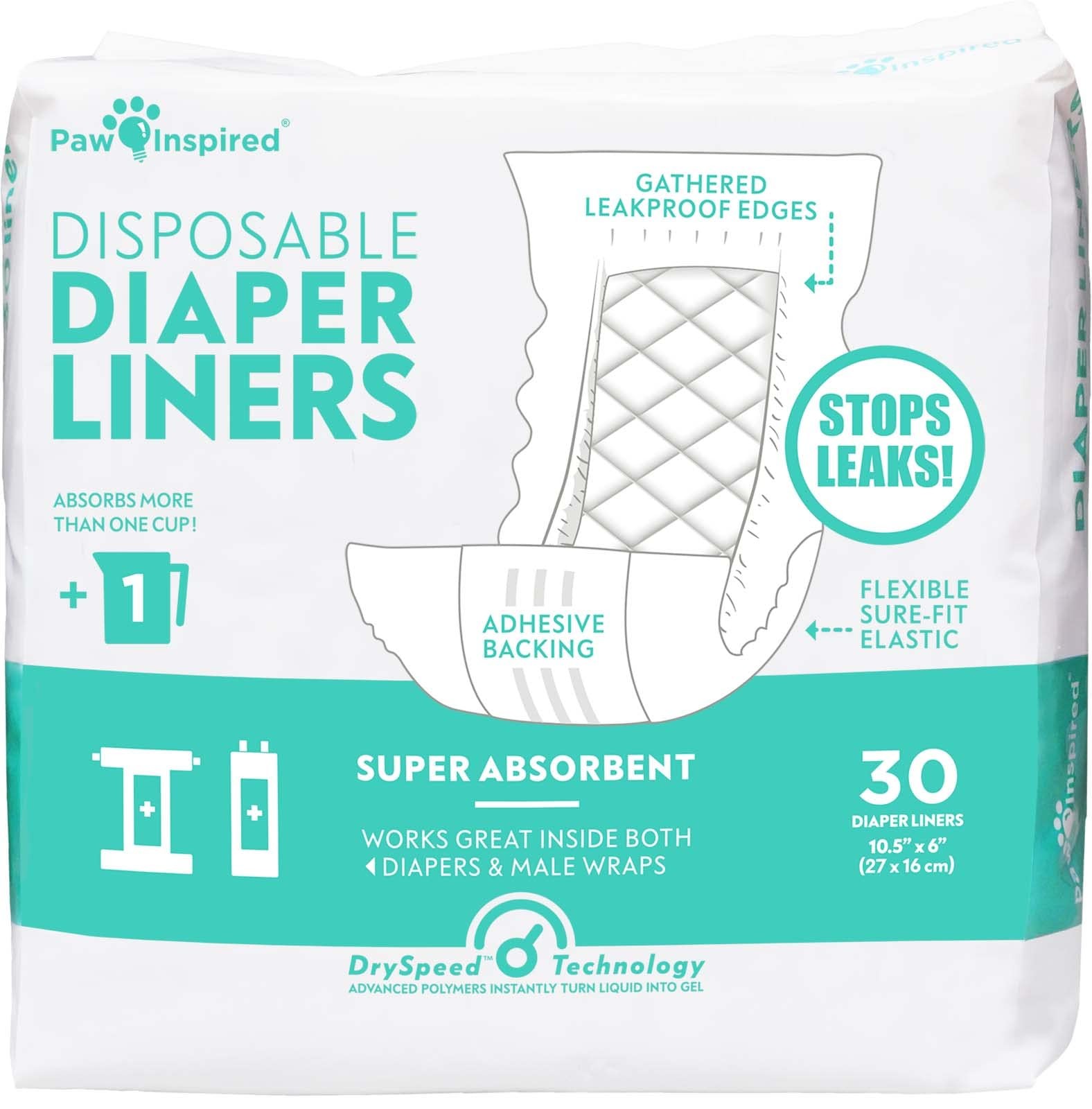 Dog Diaper Liners | Inserts for Washable Covers, Female Dog Diapers, and Dog …