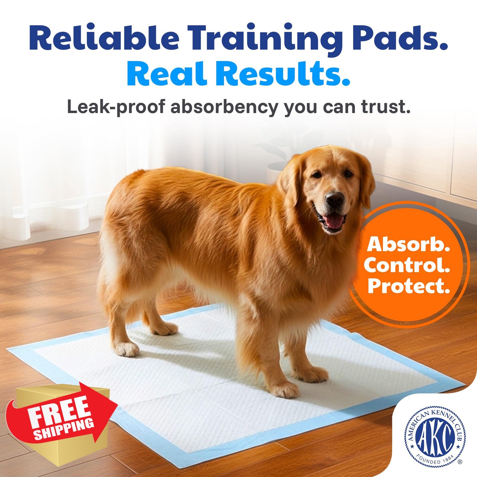 AKC Scented Puppy Pads 50ct XL