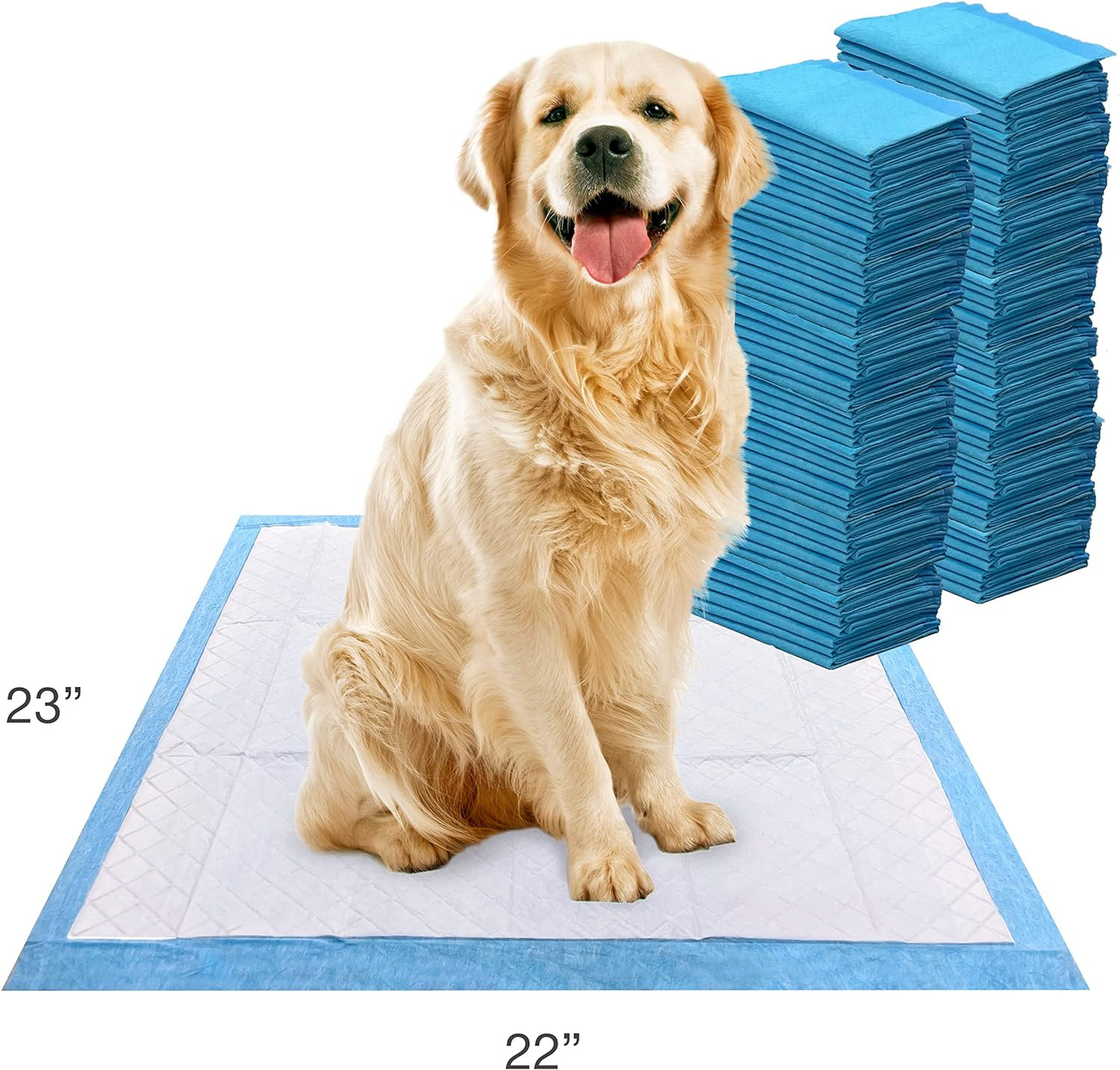 Wee-Wee Absorbent Pads for Dogs, 100 Count, Original (Puppy): 22.5″ X 23″