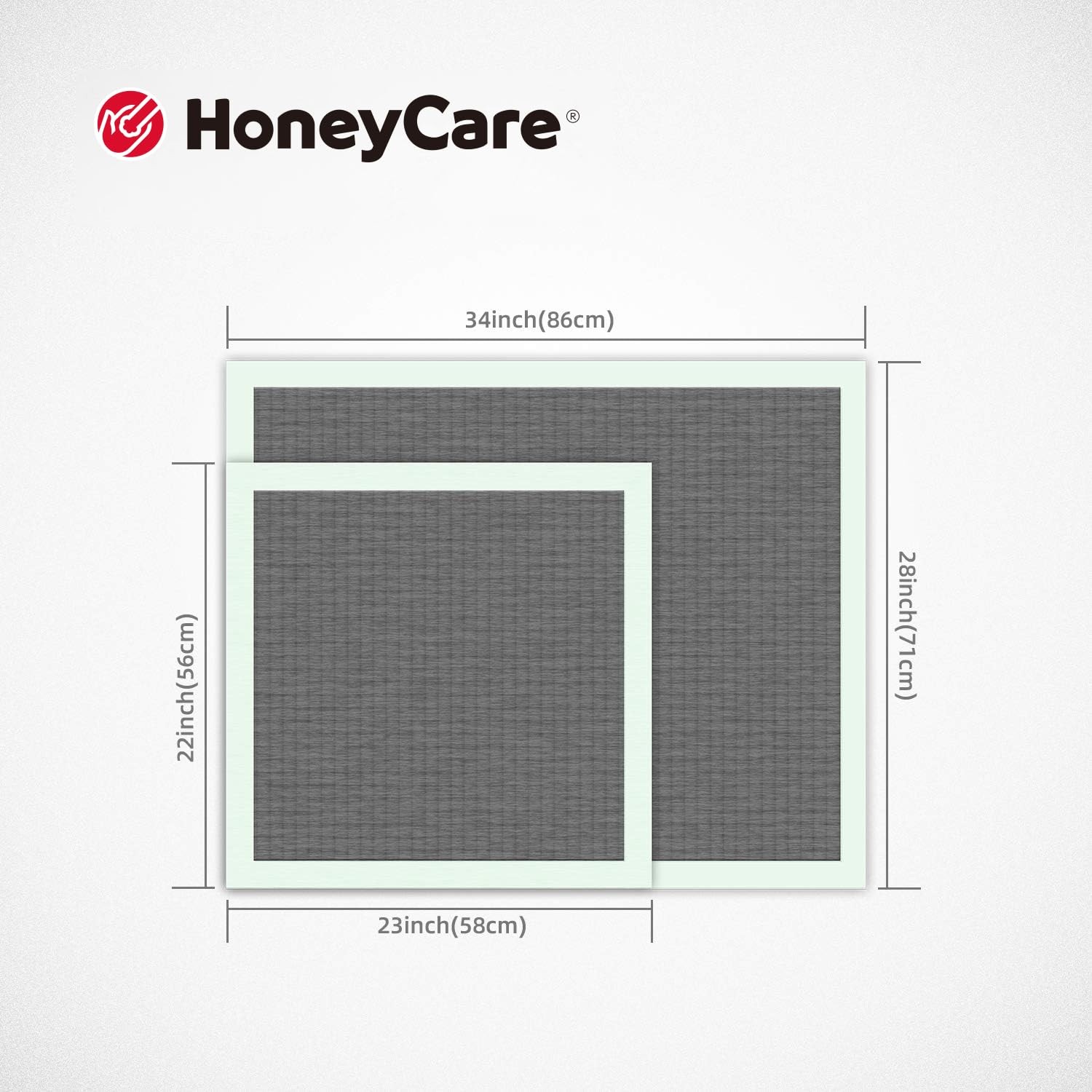 HONEY CARE All-Absorb Puppy Training Pads Dog Potty Pads Absorb Eliminating Ur