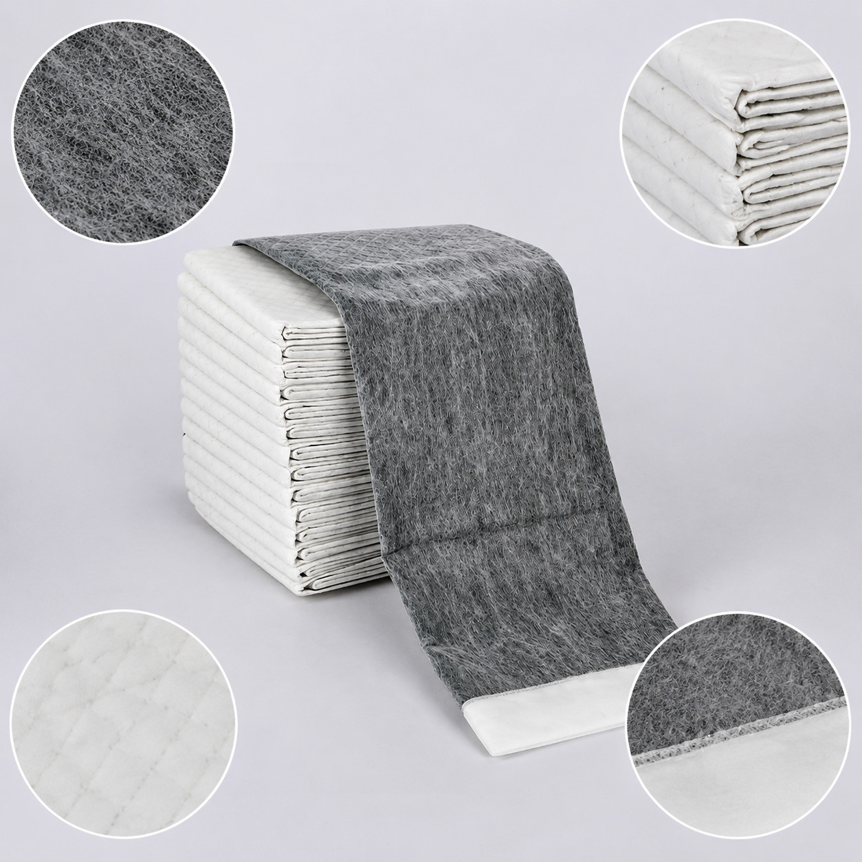 Super Absorbent Leak-Proof Dog Pee Pads with Bamboo Charcoal for Pet Training