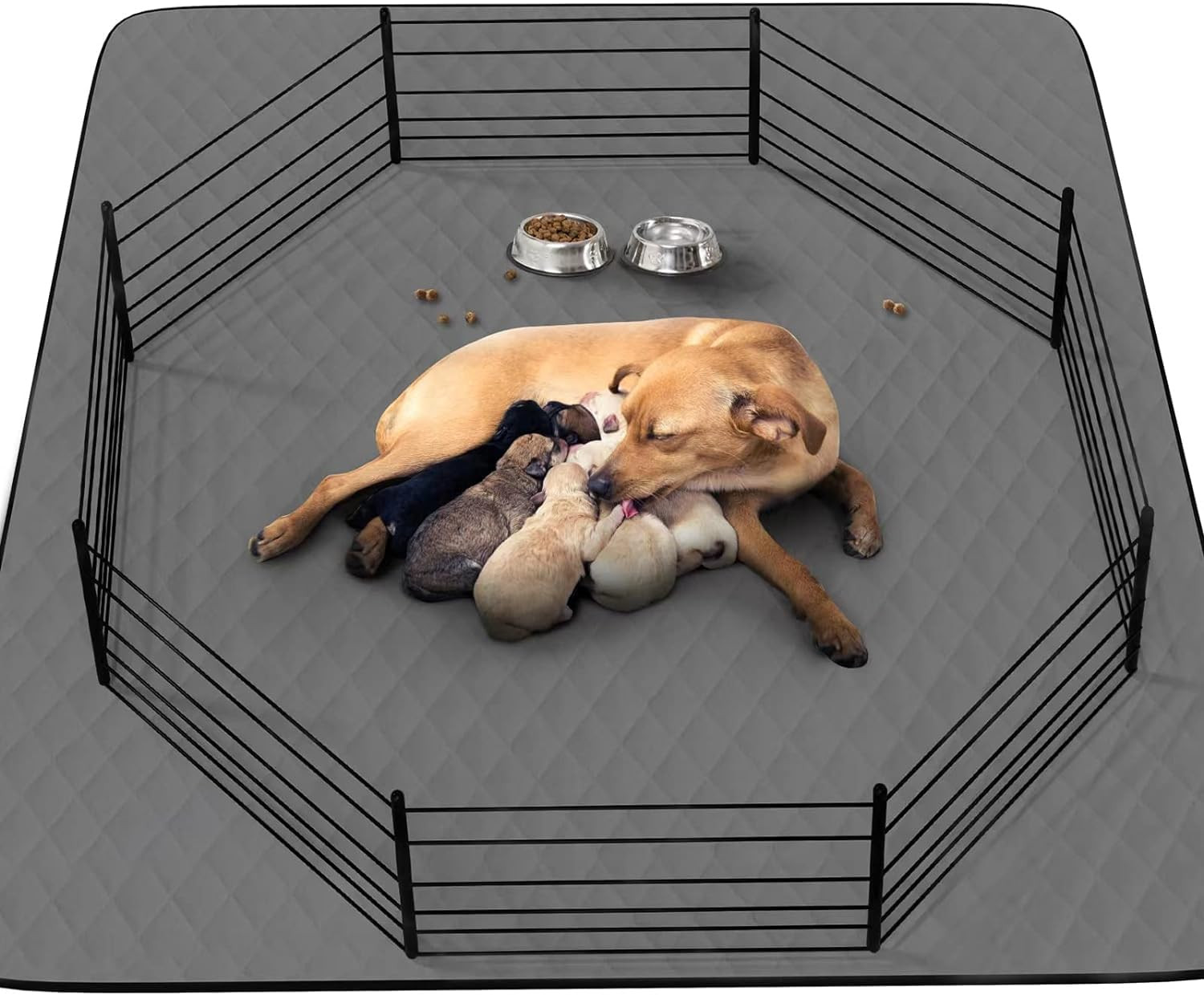 Washable Puppy Dog Pee Pad, 34″ X52″ Waterproof Whelping Training Pet Mat for Pl