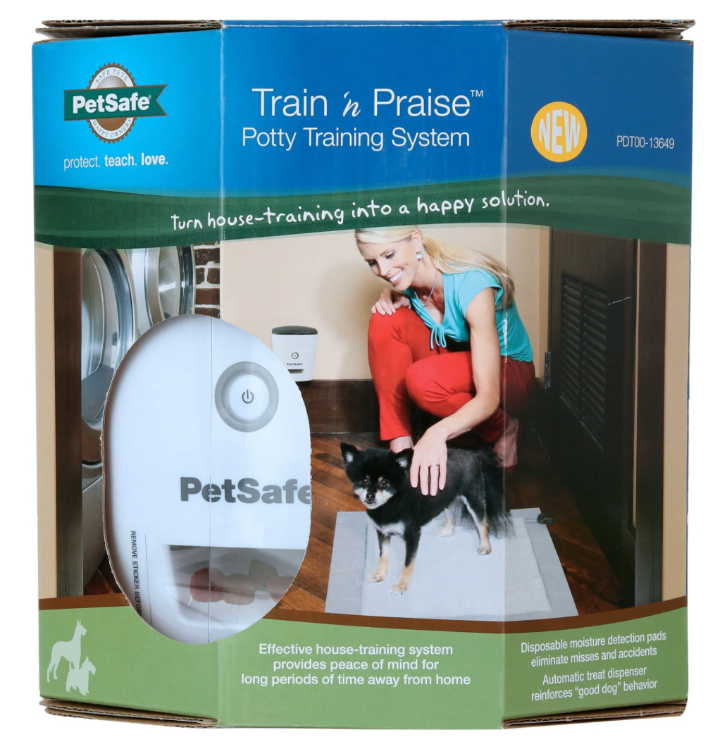 PetSafe Train ‘n Praise Dog Potty Training System with Puppy Pads, Use with Dog
