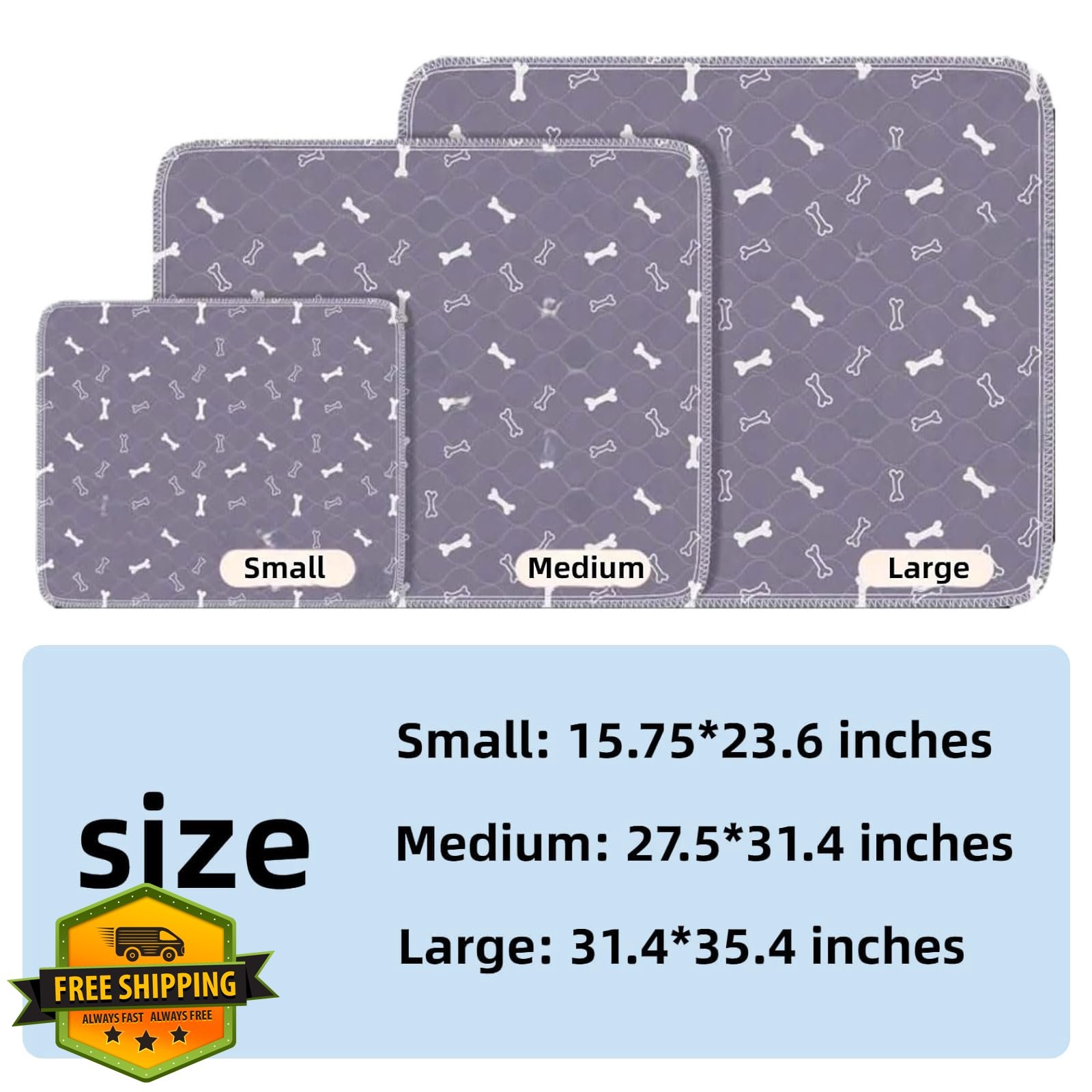Tocualvoss Puppy Pads Brown Bone S
