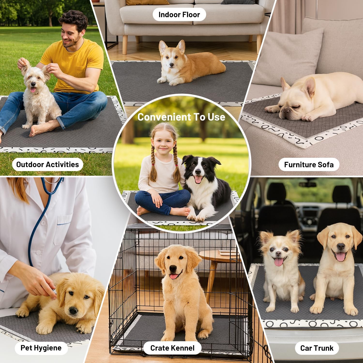 Puppy Pee Pads for Dogs Extra Large, 28″x34″ 30 Counts + 1 Extra Monitoring P…
