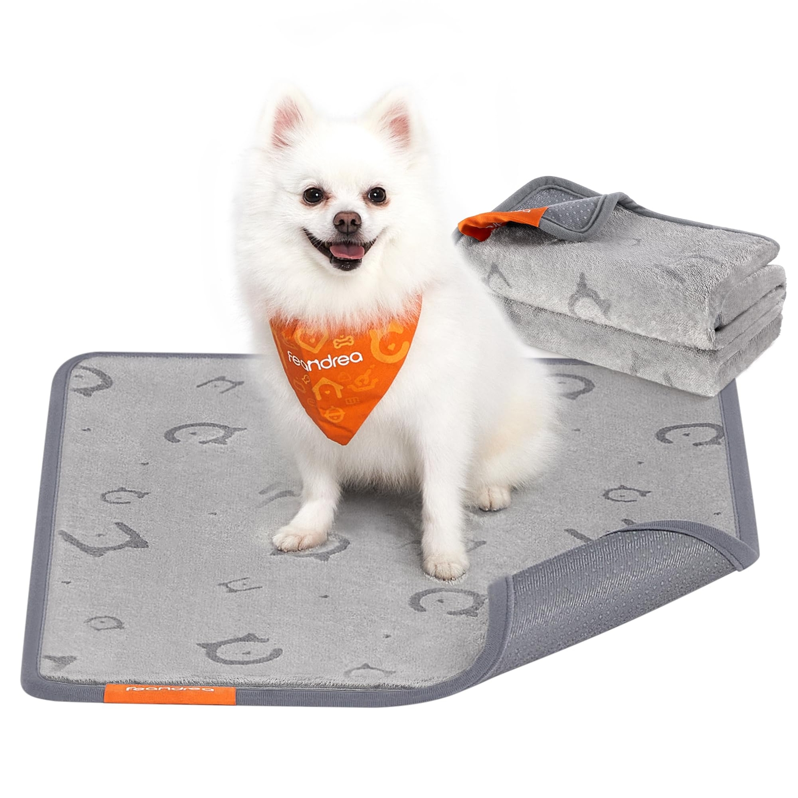 2 Pack Quick Dry Washable Puppy Trainig Pads Reusable Absorbent Dog Pee Mats