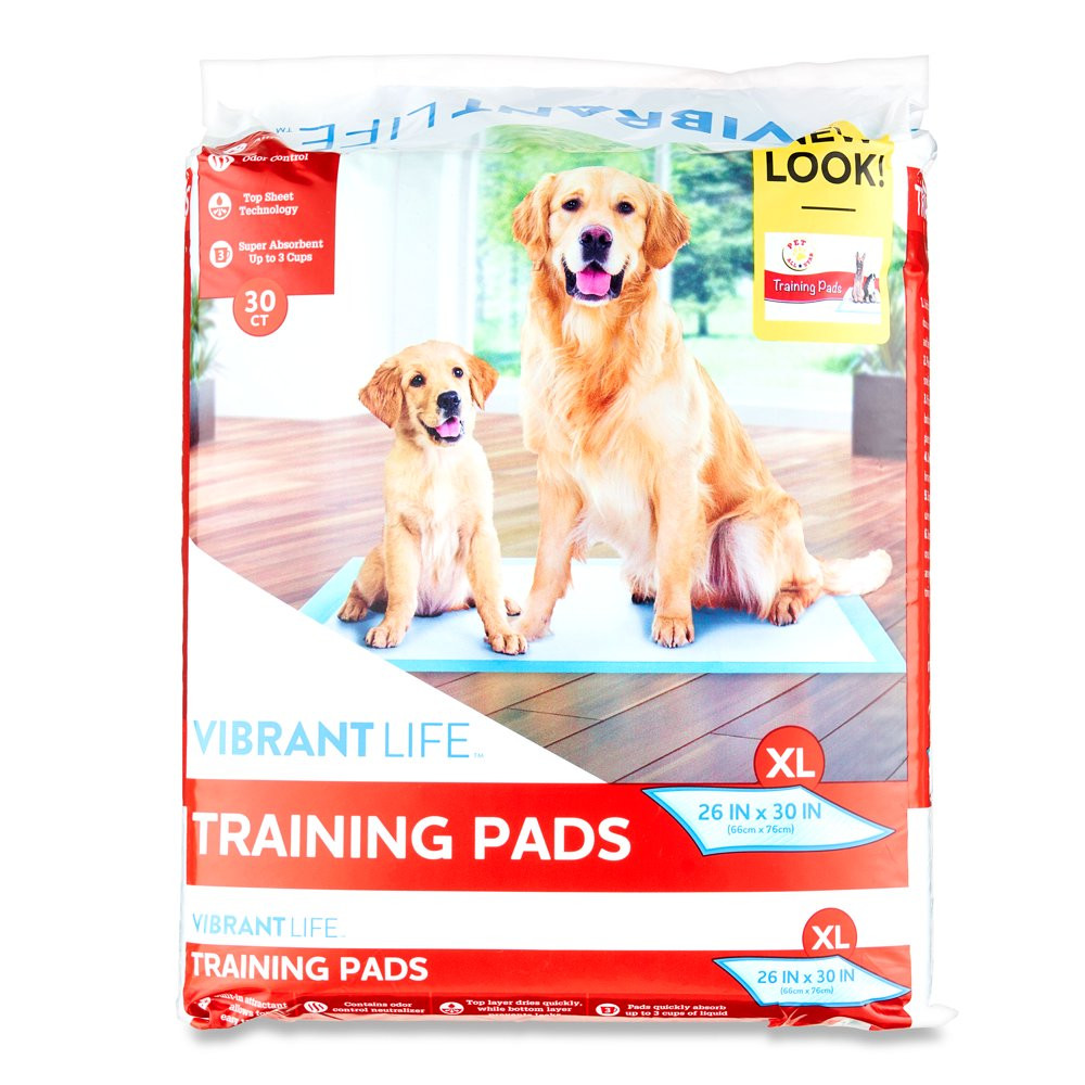 Super-Absorbent XL Training Pads Odor Control Dog Pet 26 in X 30 In, 30 Count