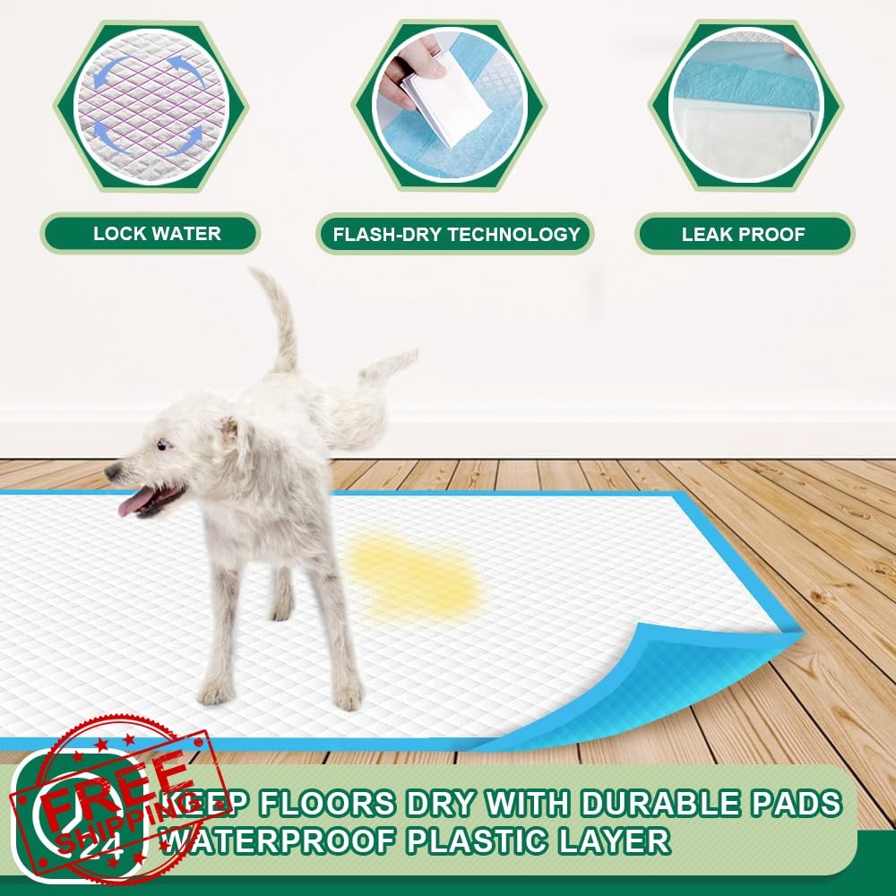 IMMCUTE Puppy Pads 22×23 100 Count