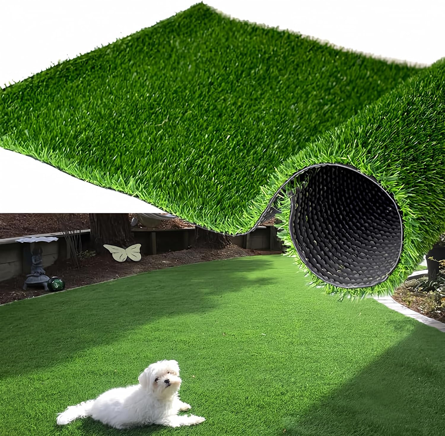 Artificial Grass Dog Mat, Potty Training Rug and 0.7″ Fake Grass Turf