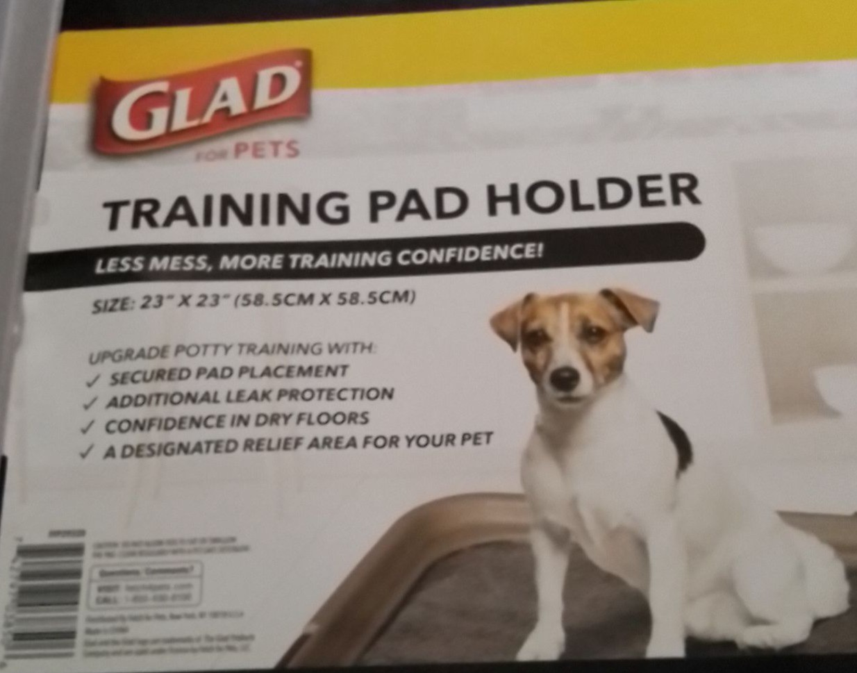 ColorGlad for Pets Washable Dog Training Potty Pad Holder 23″ X 23″