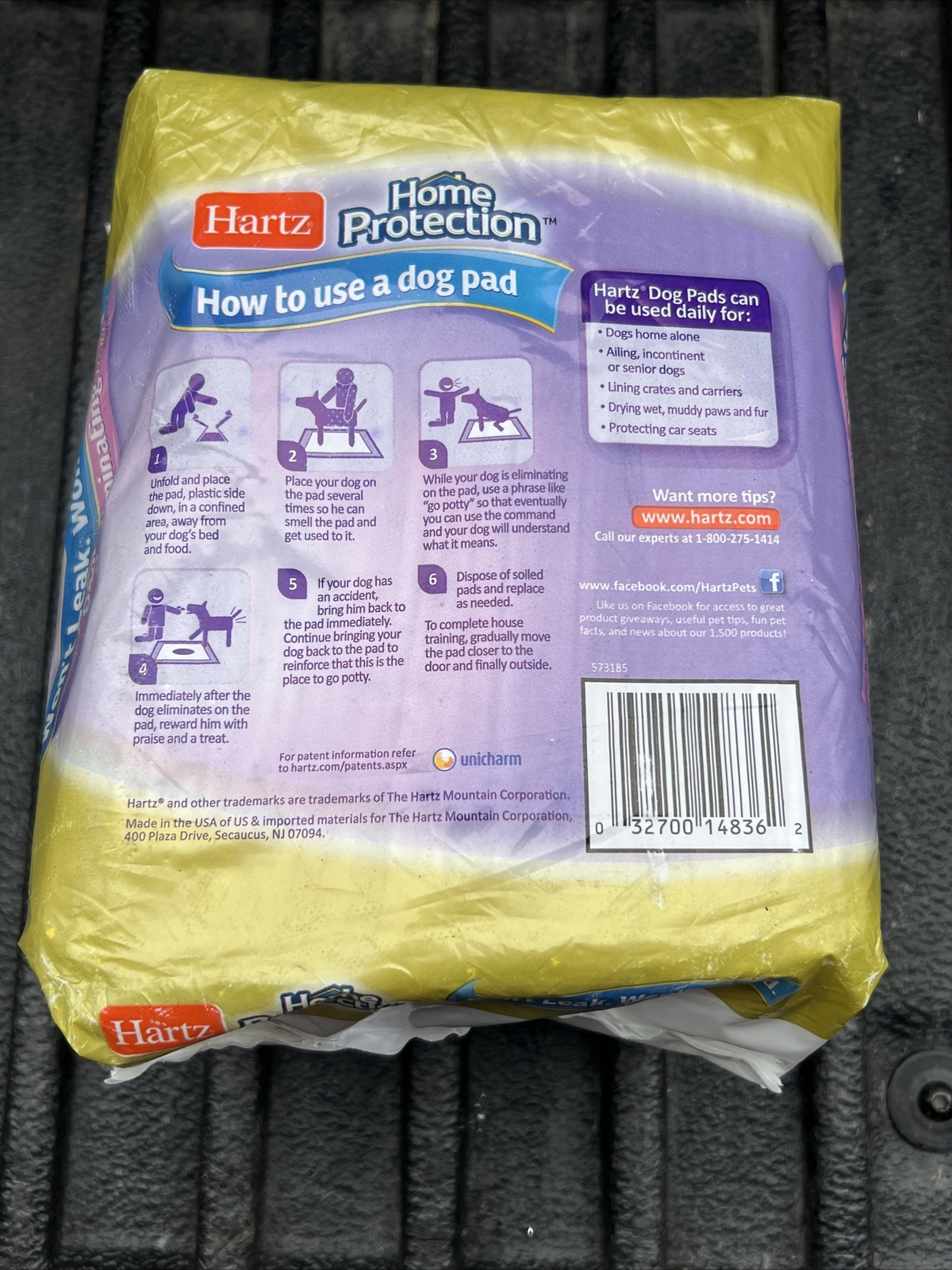 Hartz Home Protection Odor Eliminating Scented Dog Pads Super Absorbent & Won…