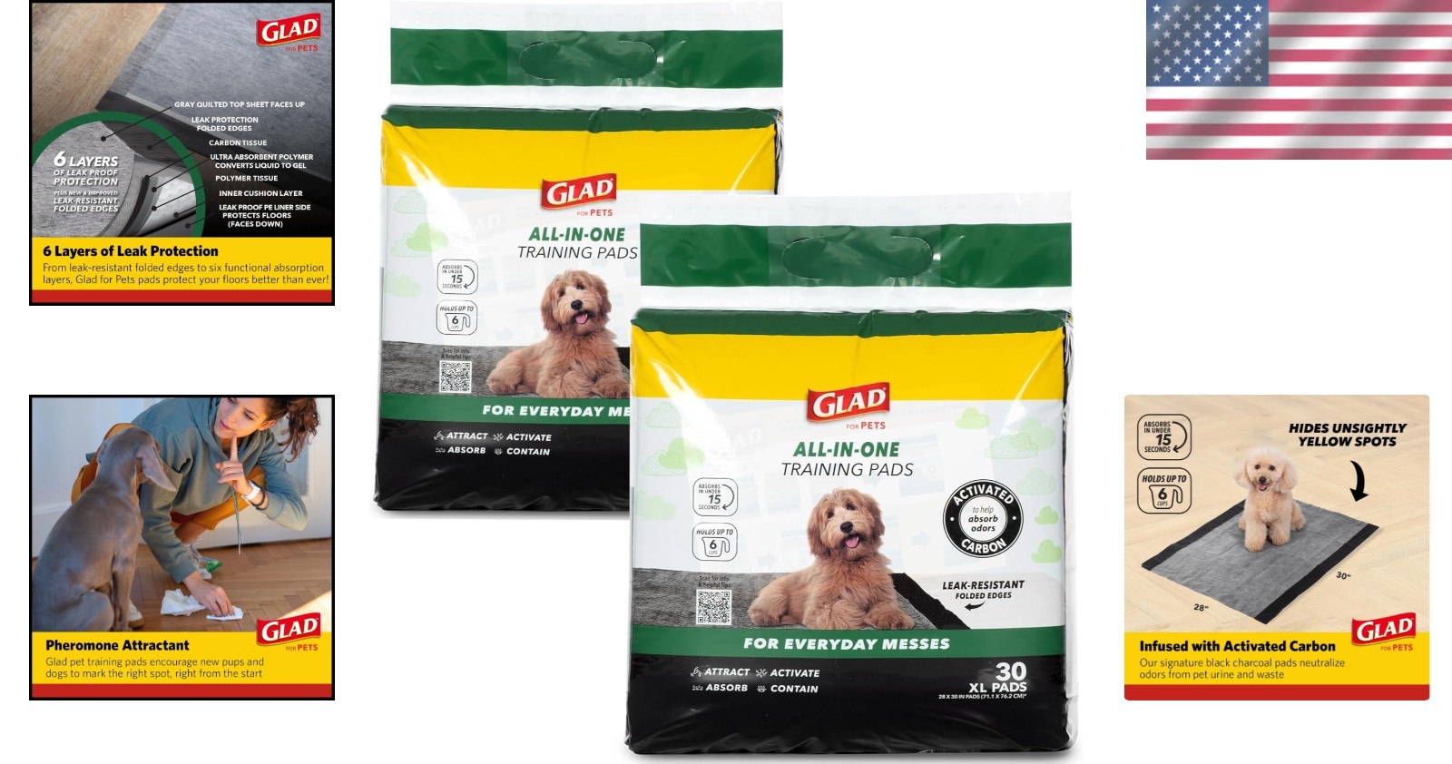 Jumbo 28″ x 30″ Charcoal Dog Training Pads – 50 Pack, Perfect for Multiple Pets