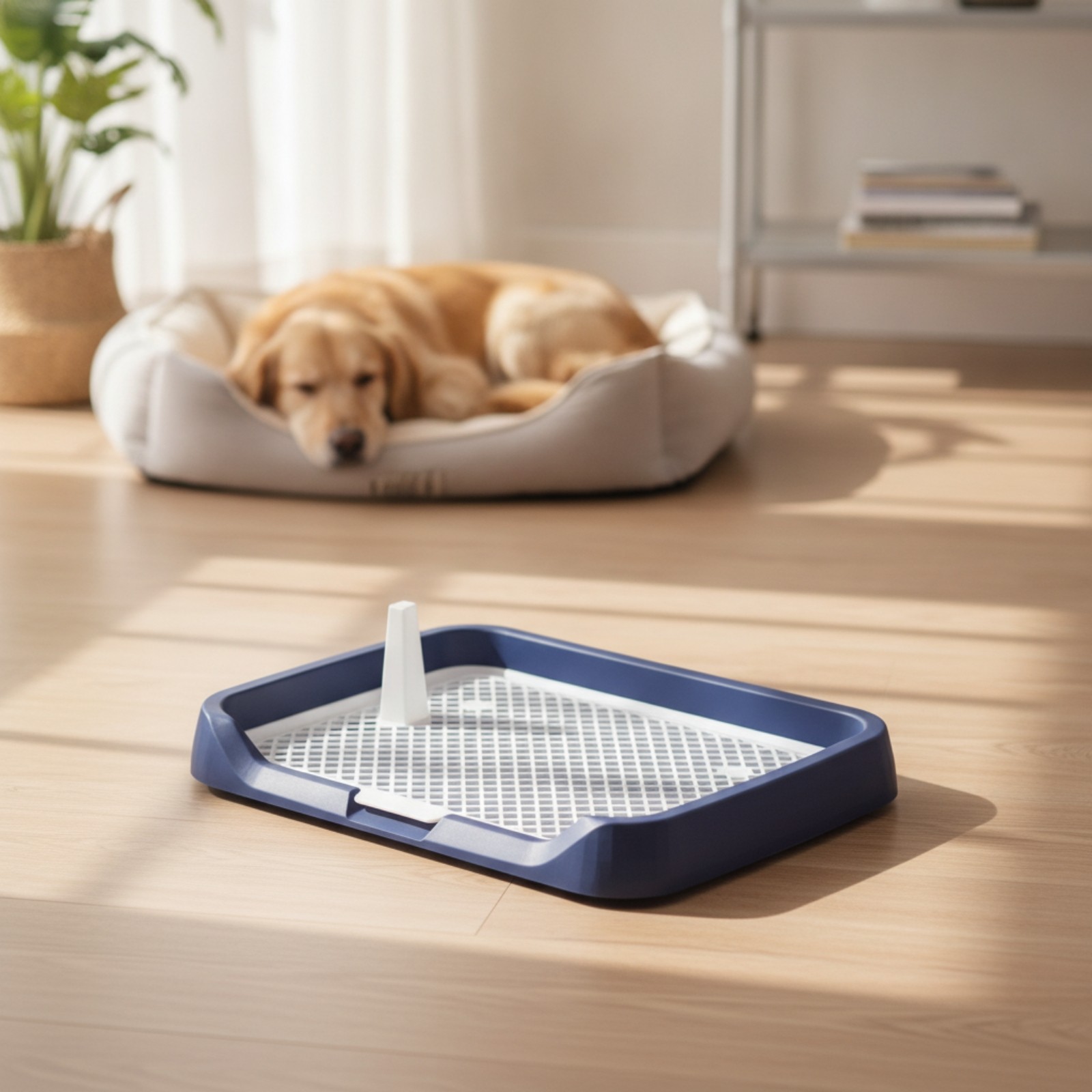 Dog Potty with Grate Low-Height Dog Toilet Tray Gnaw-resistantResistant