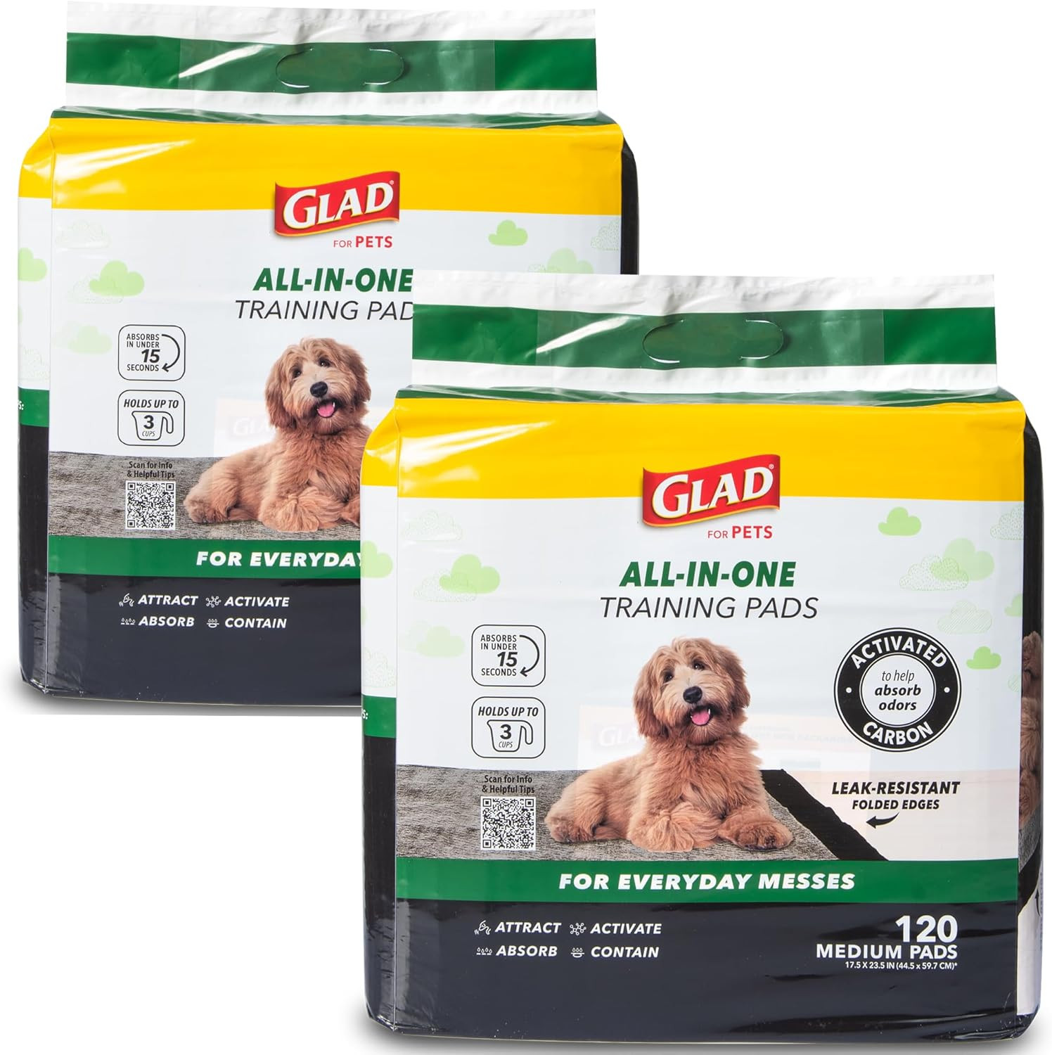 for Pets Black Charcoal Puppy Pads – Super Absorbent Disposable Dog Pee Pads, Po