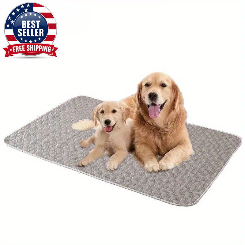 1PCS Reusable Washable Dog Urine Pads – with Leak-Proof Backing for Cages and In
