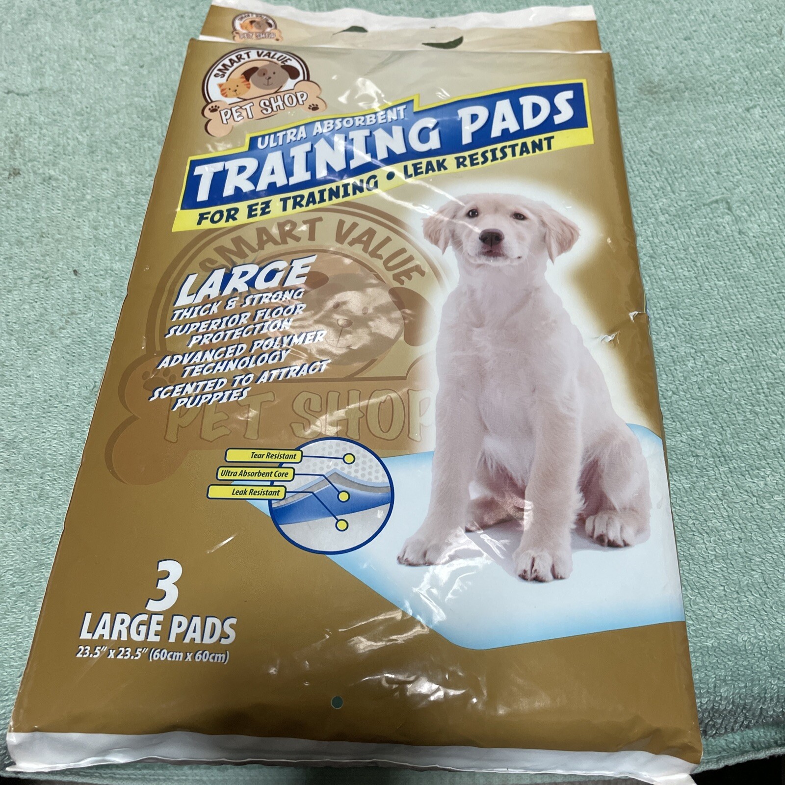 Smart Value Pet Shop Ultra Absorbent Training Pads Size Large New In Package