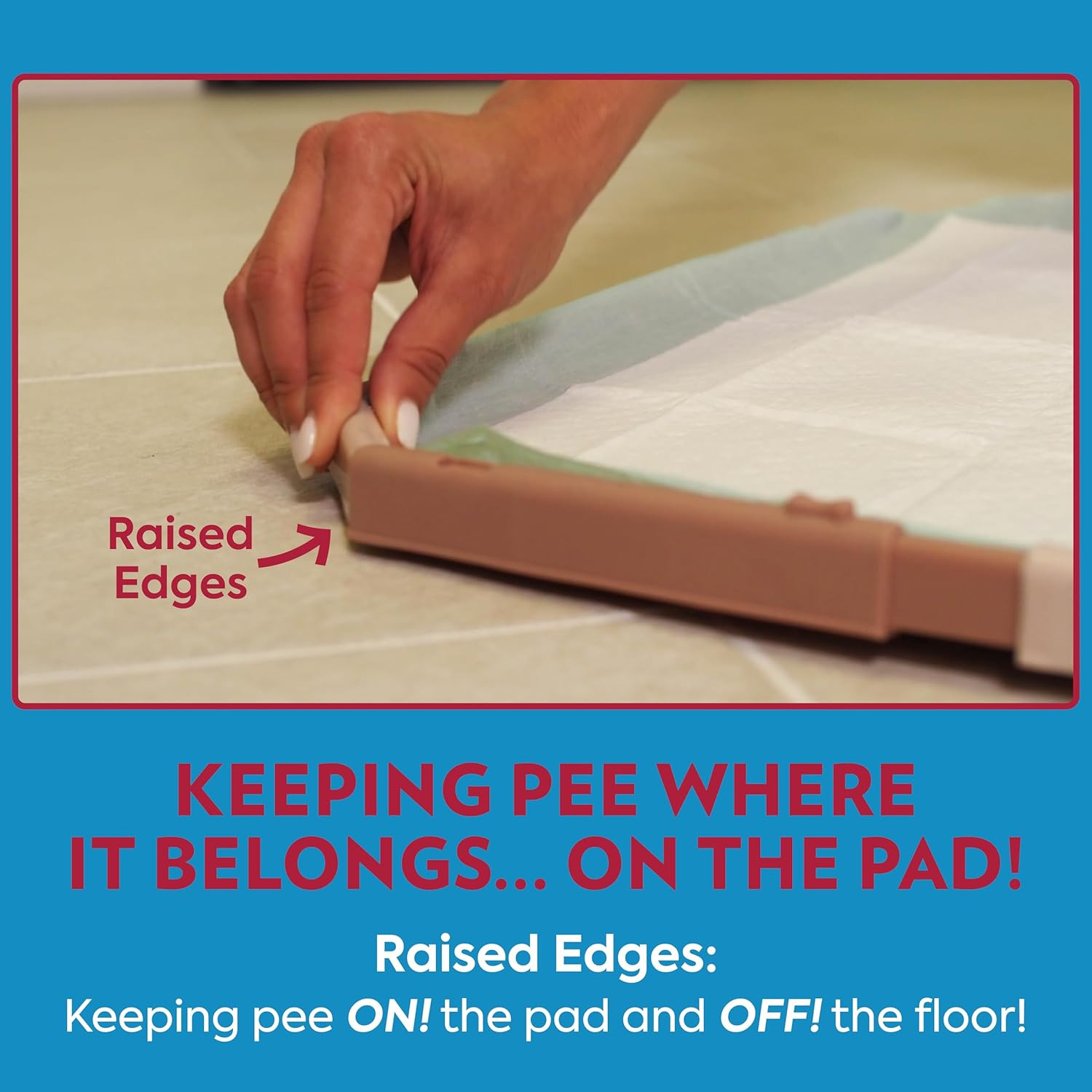 Petcare Pee Pad Holder Tray, Puppy Pads, Dog Pee Pad Tray, Puppy Essentials, Dog