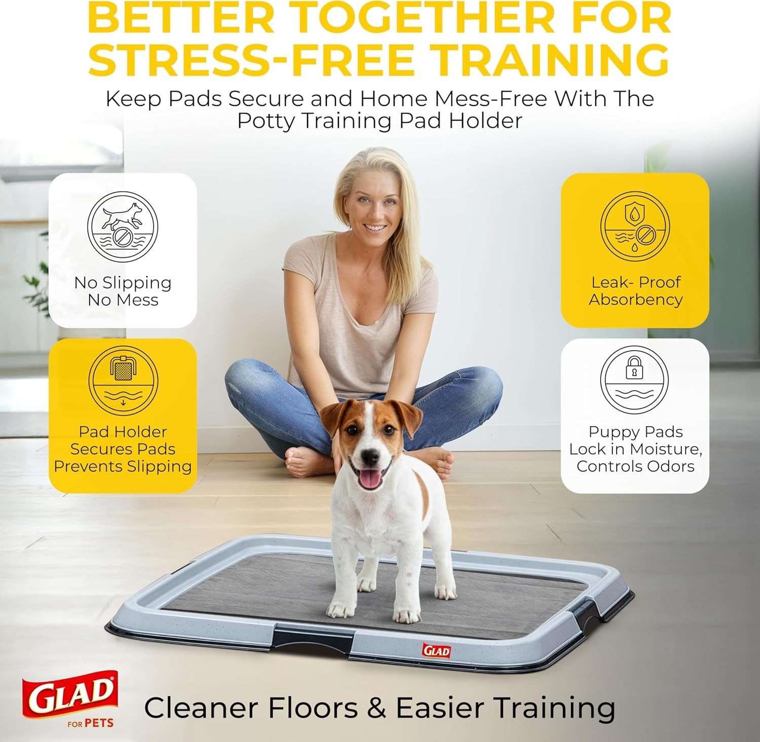 for Pets Extra Large Charcoal Dog Training Pads, Absorbent Leak Proof Pee Pad…