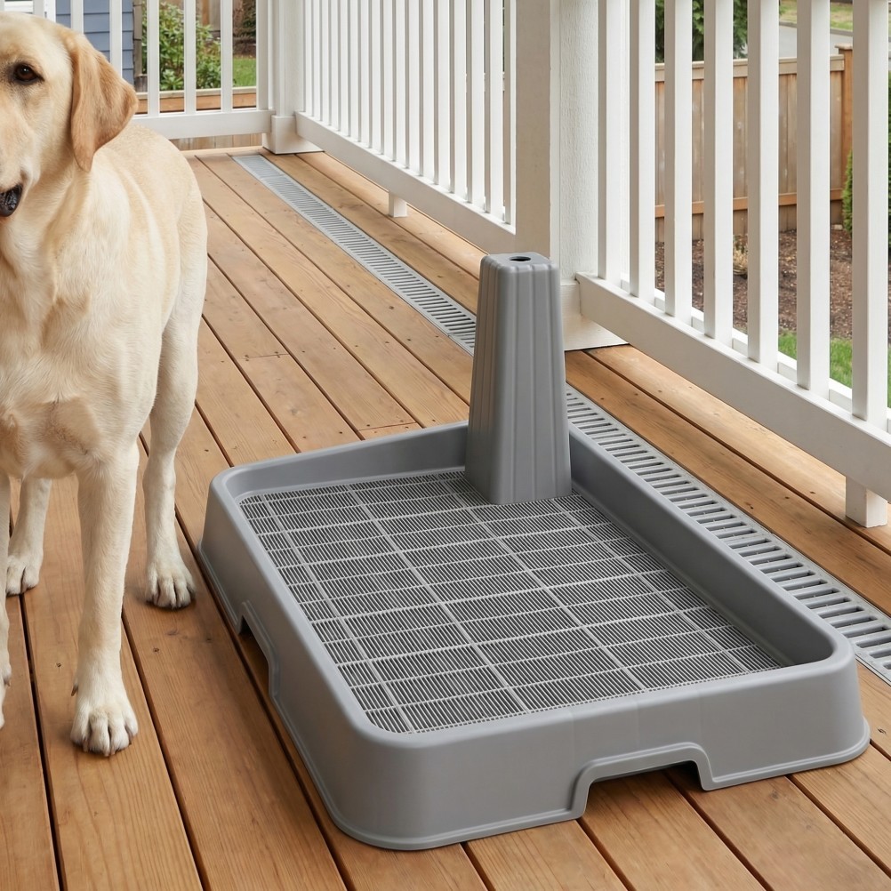Pet Urine Post Dog Training Toilet Balcony Potty Area Pee Column