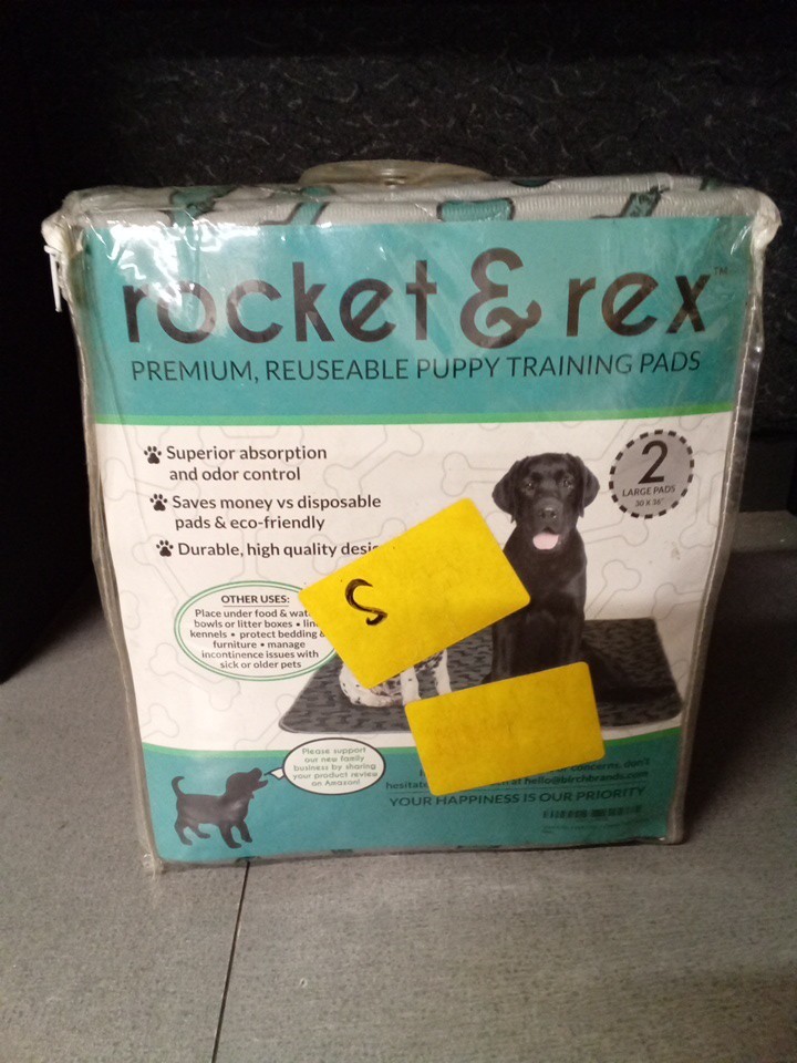rocket & rex Premium Washable Pee Pads for Dogs, Waterproof & Reusable Puppy …