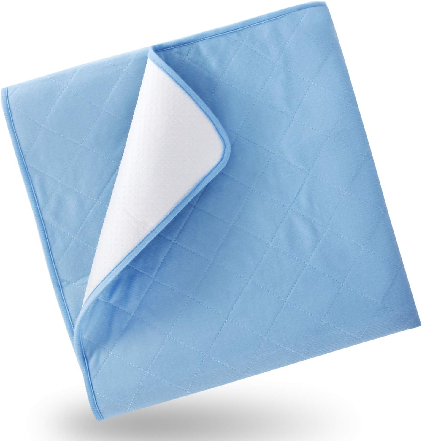 Bed Pads for Incontinence Washable Large 34″ × 52″, Blue | Reusable Pee Pads, Wa