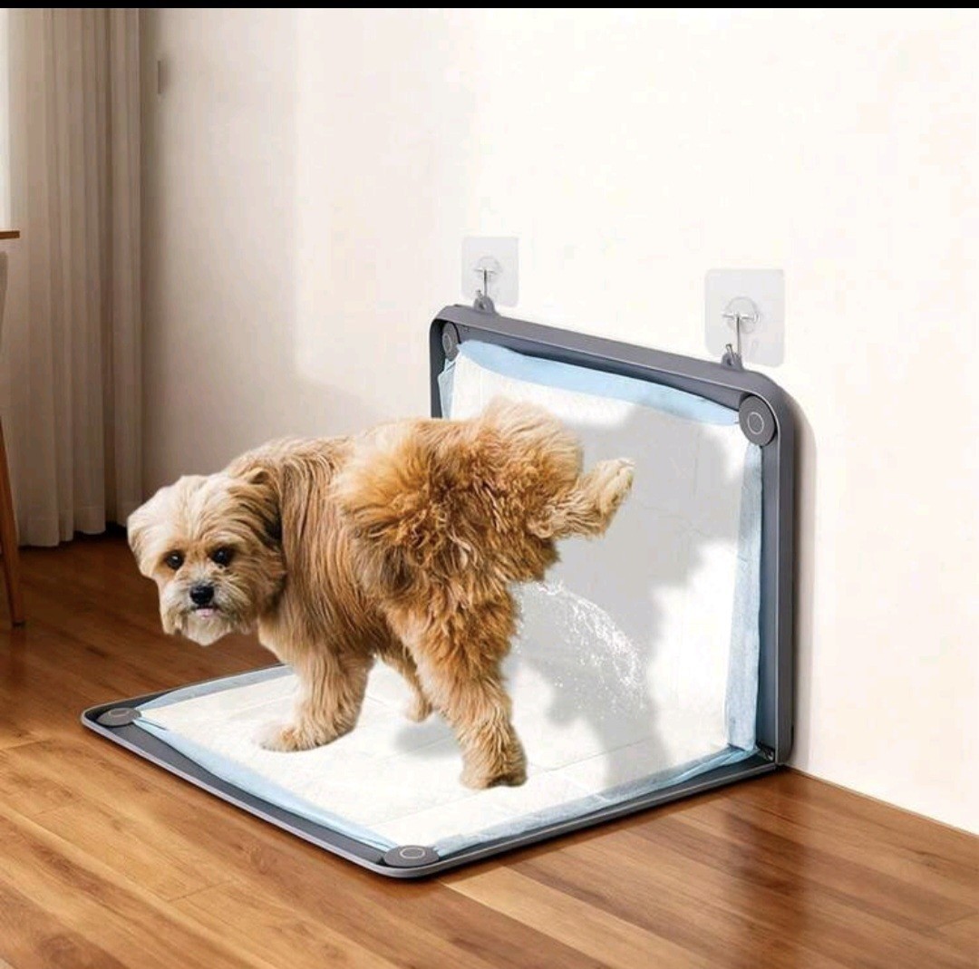 Silicone Dog Pee Pad Holder Tray Leak-Proof Fits Up To 34×28 Training Pads Mat