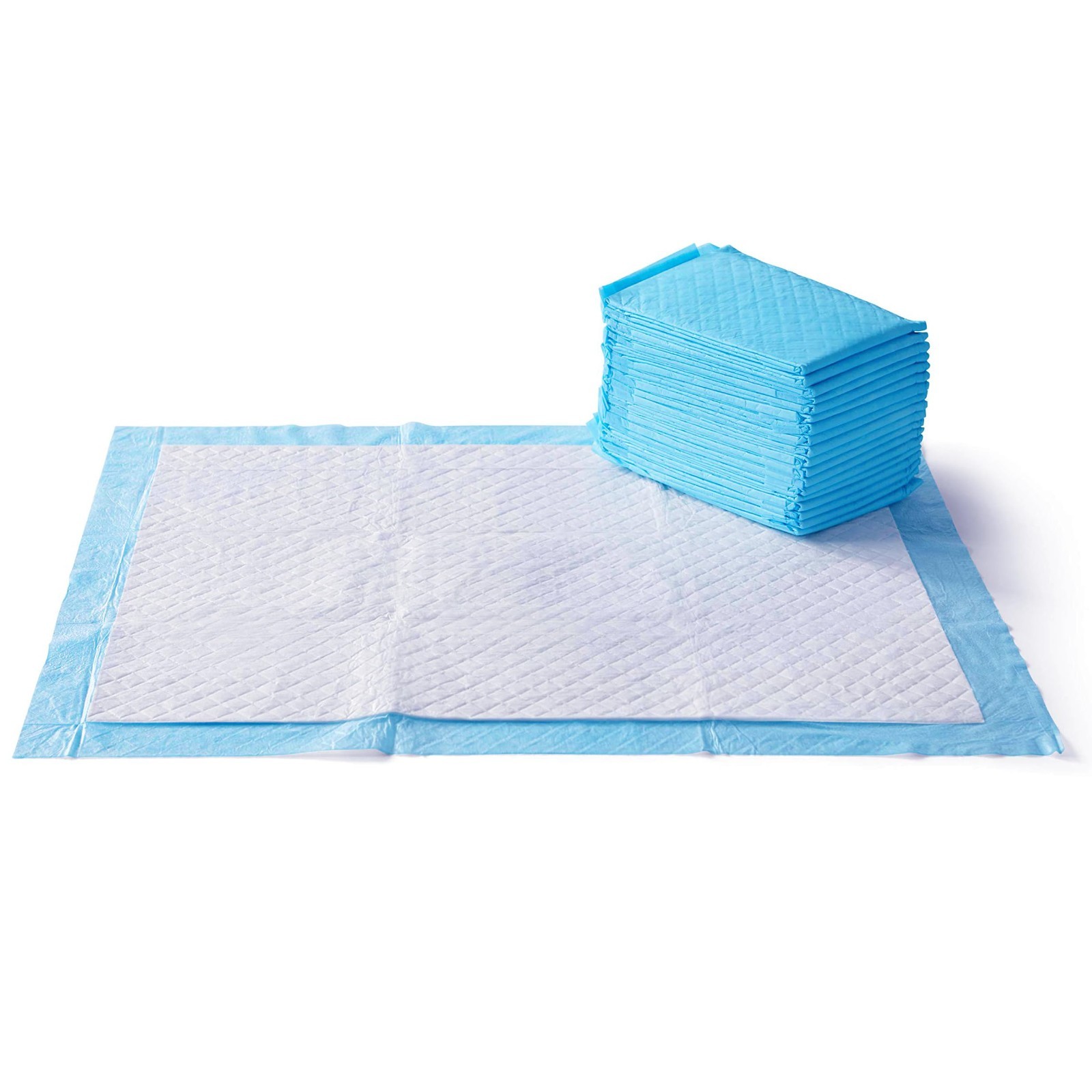 Super Absorbent Dog Potty Pads, Leak-Proof 5-Layer, Quick-Dry, X-Large 28×34″, 2