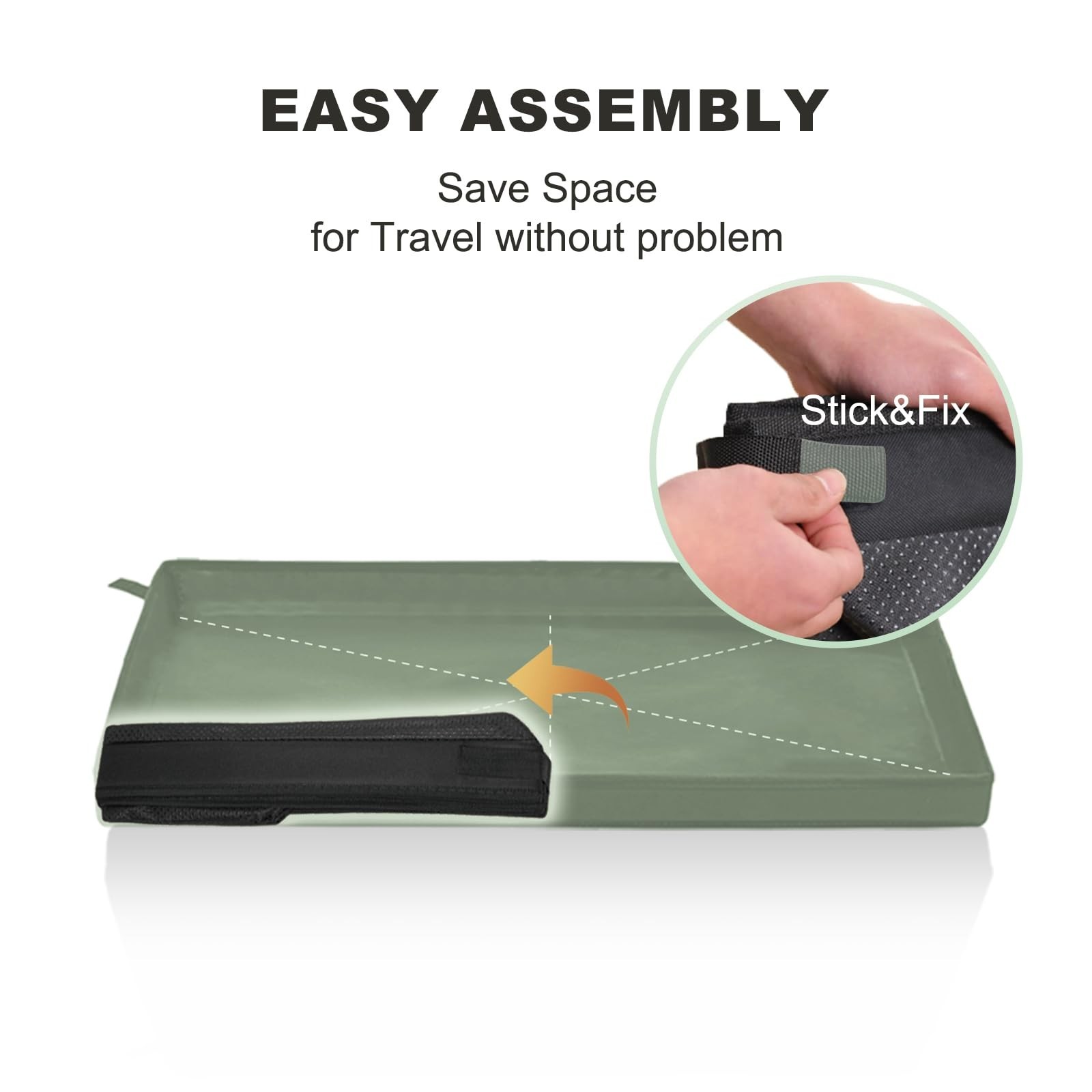 HQ4US 4LEGS Small Portable Dog Pee Pads Holder for Travel, Puppy Pad Holder F…