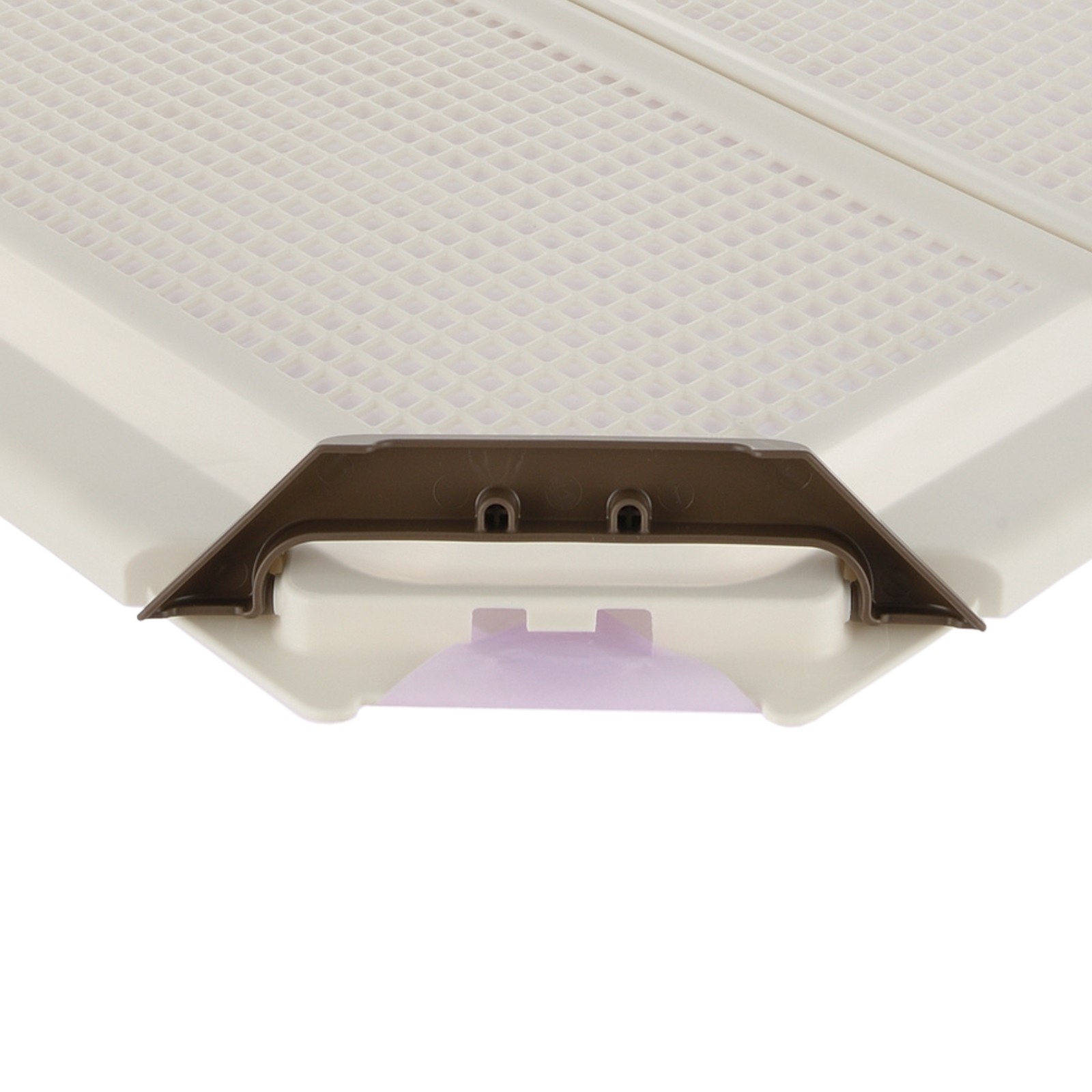 Richell PAW TRAX Mesh Potty Holder in Brown, Training Tray for Dogs