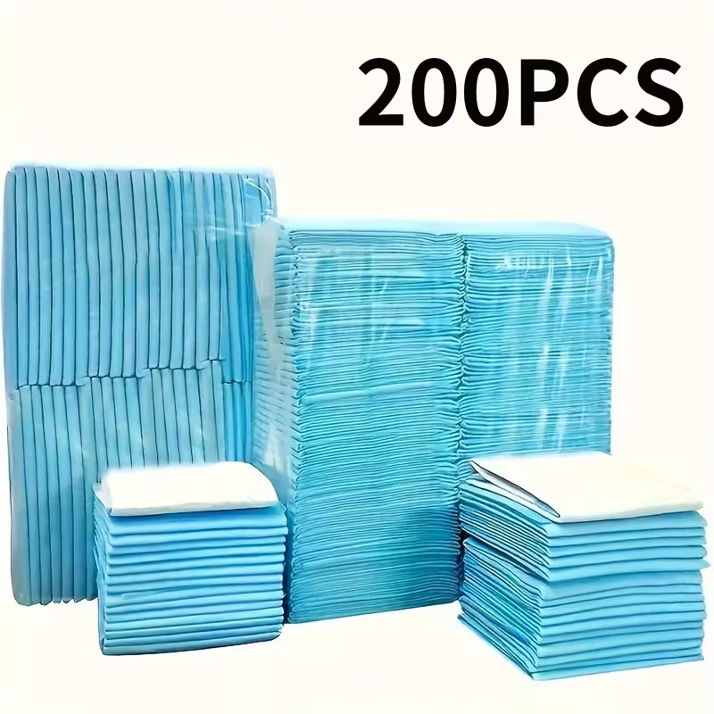 24×24 Inch Dog Training Pads 200 Pack Heavy Absorbency Mats for Senior & Puppy
