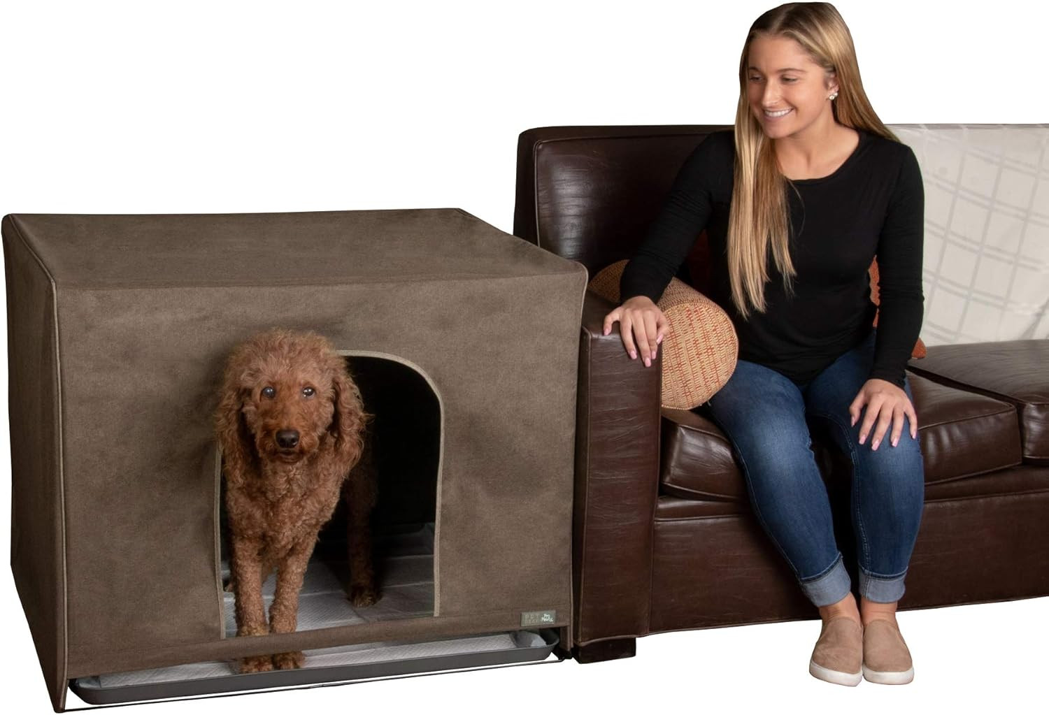 Pet Gear Pro Pawty, Potty Training Aid for Dogs, Discreetly Covers Pee Pads and