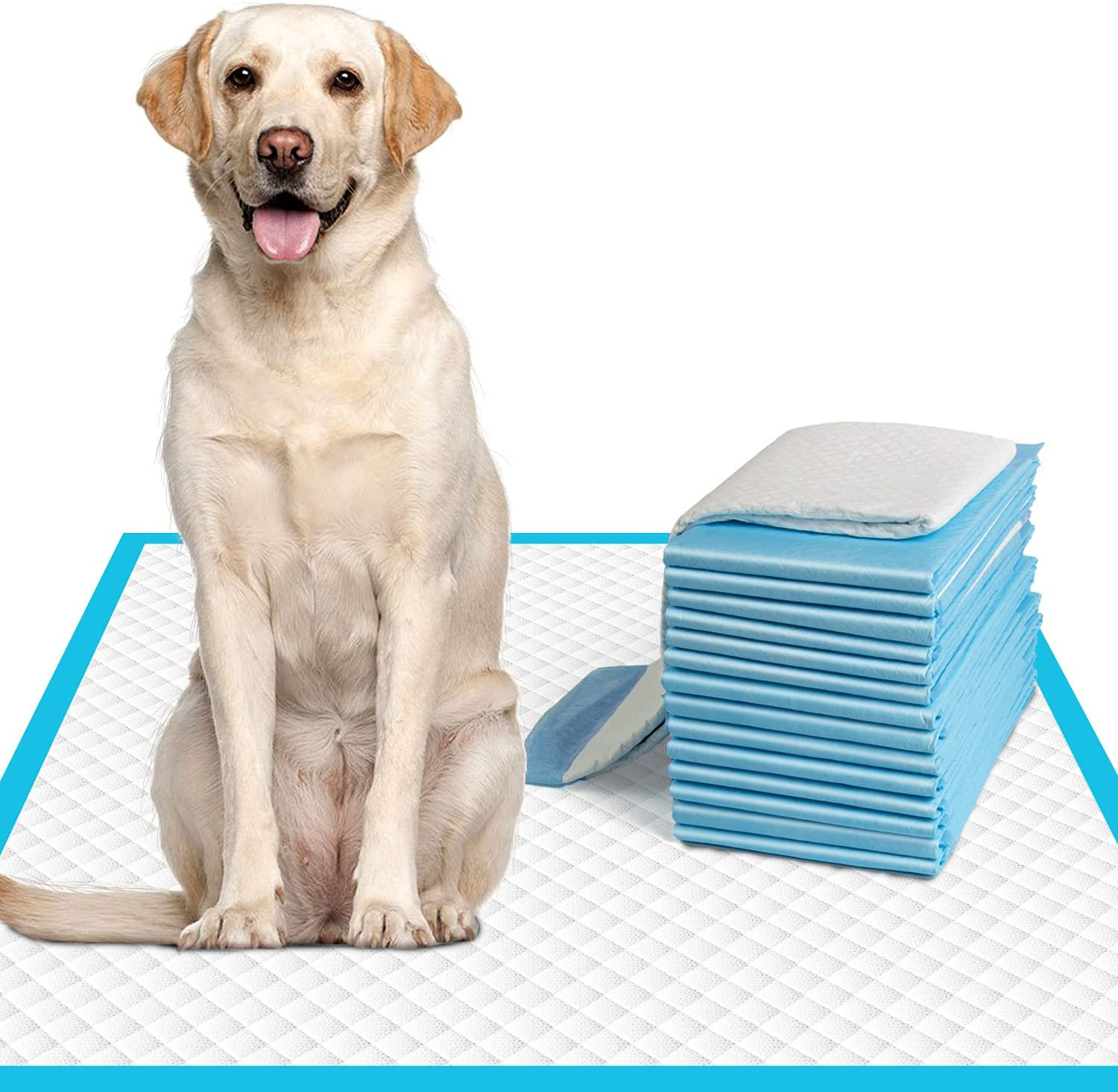 IMMCUTE Dog Pee Pads Extra Large 28″X34″, X-Large Training Puppy Pee Pads Super