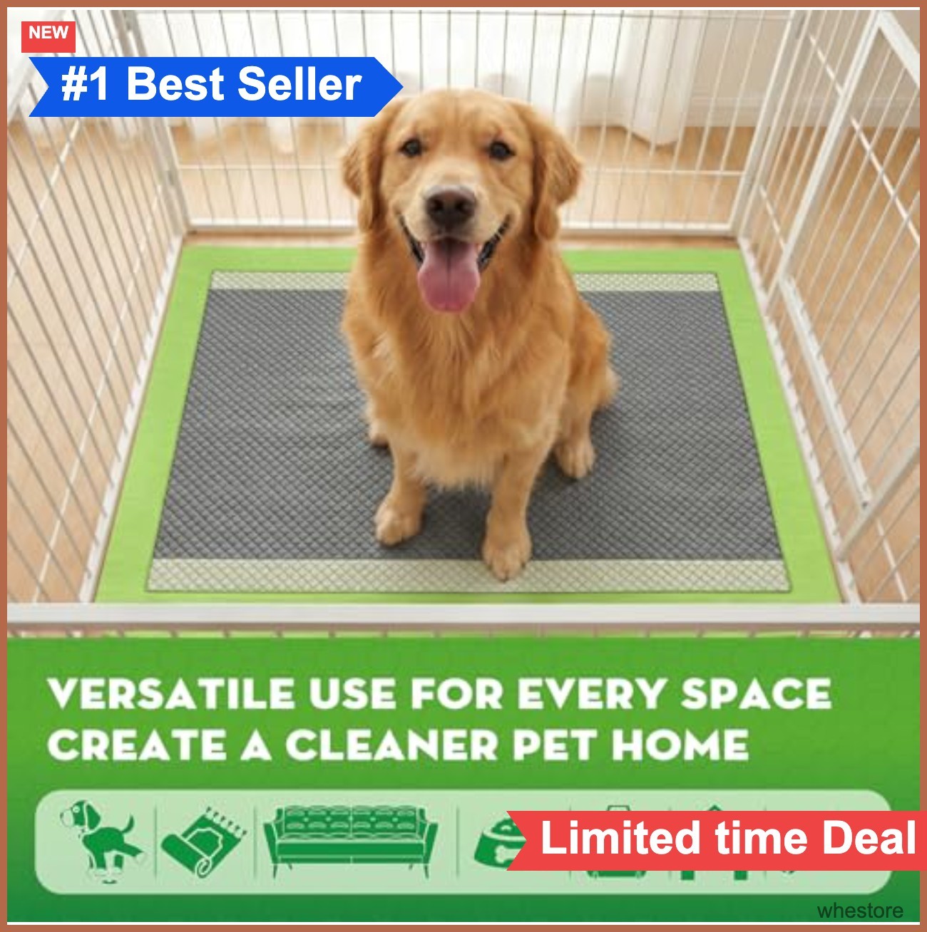 Disposable Dog Training Pads XXL 30×36 Inch 40 Count Odor Control Super