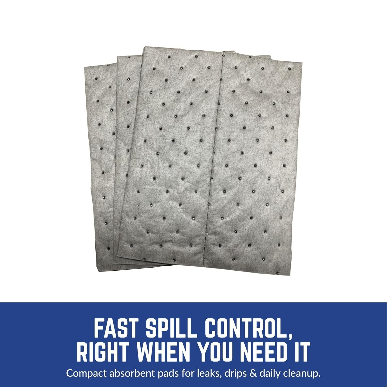 Universal Heavy Duty Absorbent Pads for Professional Tasks | 13″ x 10″, Three…
