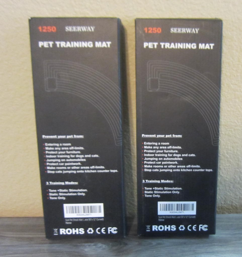 Pet Training Mat Set of 2 for Dogs and Cats Pets Seerway 1250