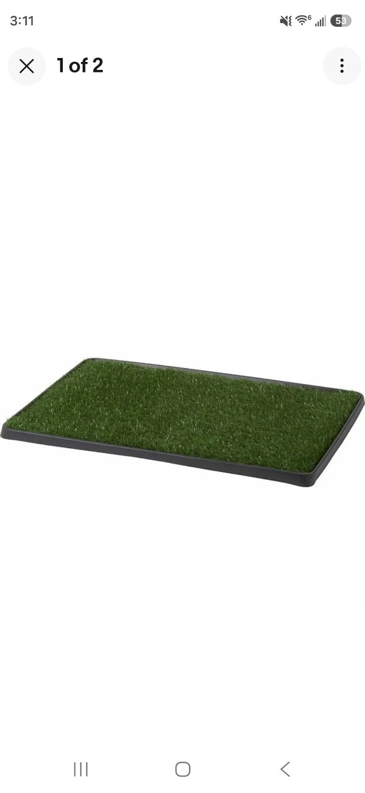 Grass Dog Potty Pad Indoor Artificial Pet Mat – 30×20″ Puppy Pee Bathroom Turf