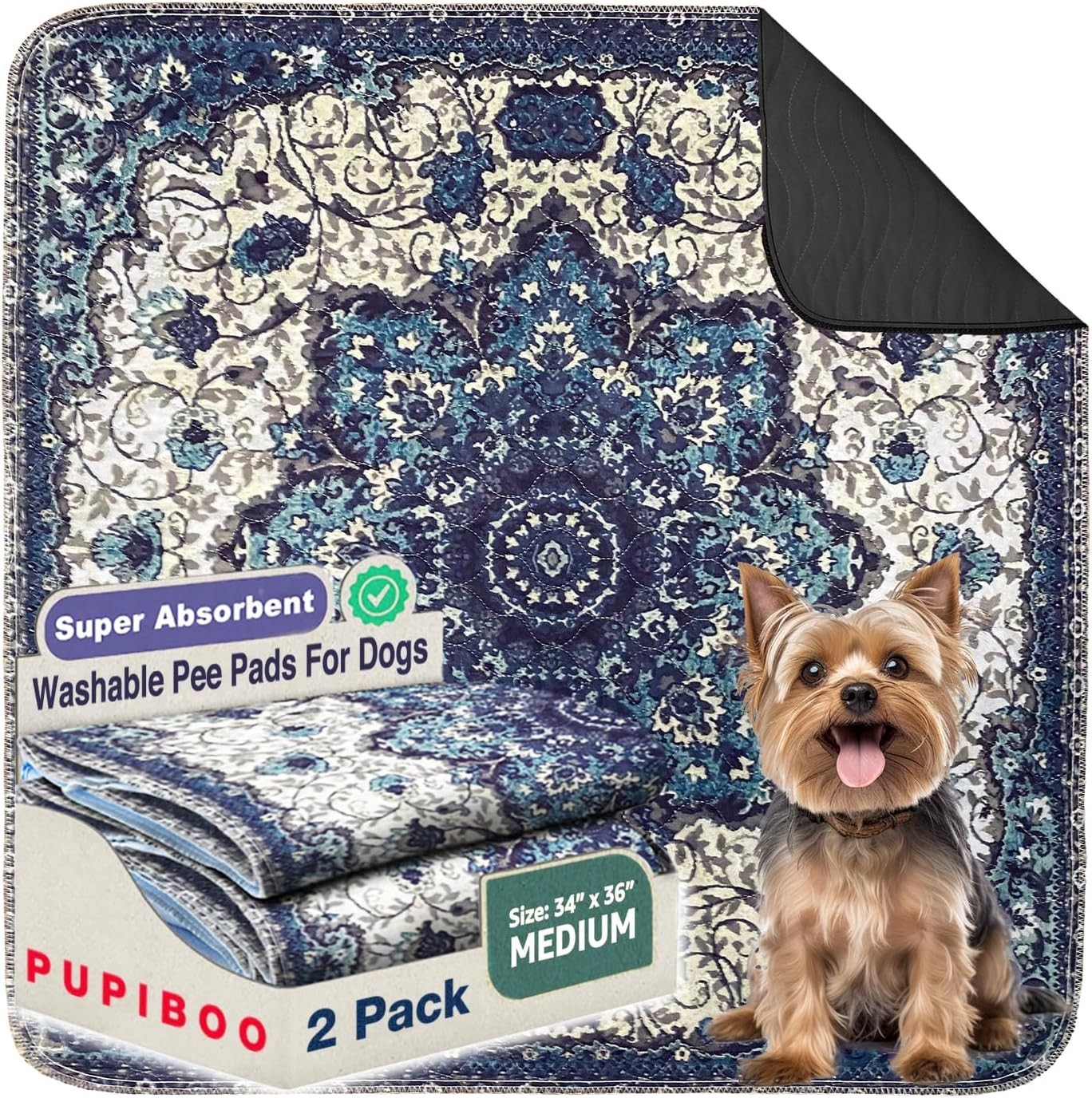 Ultra-Absorbent Pet Pads for Dogs – Soft, Leak-Proof & Eco-Friendly – 2 Pack