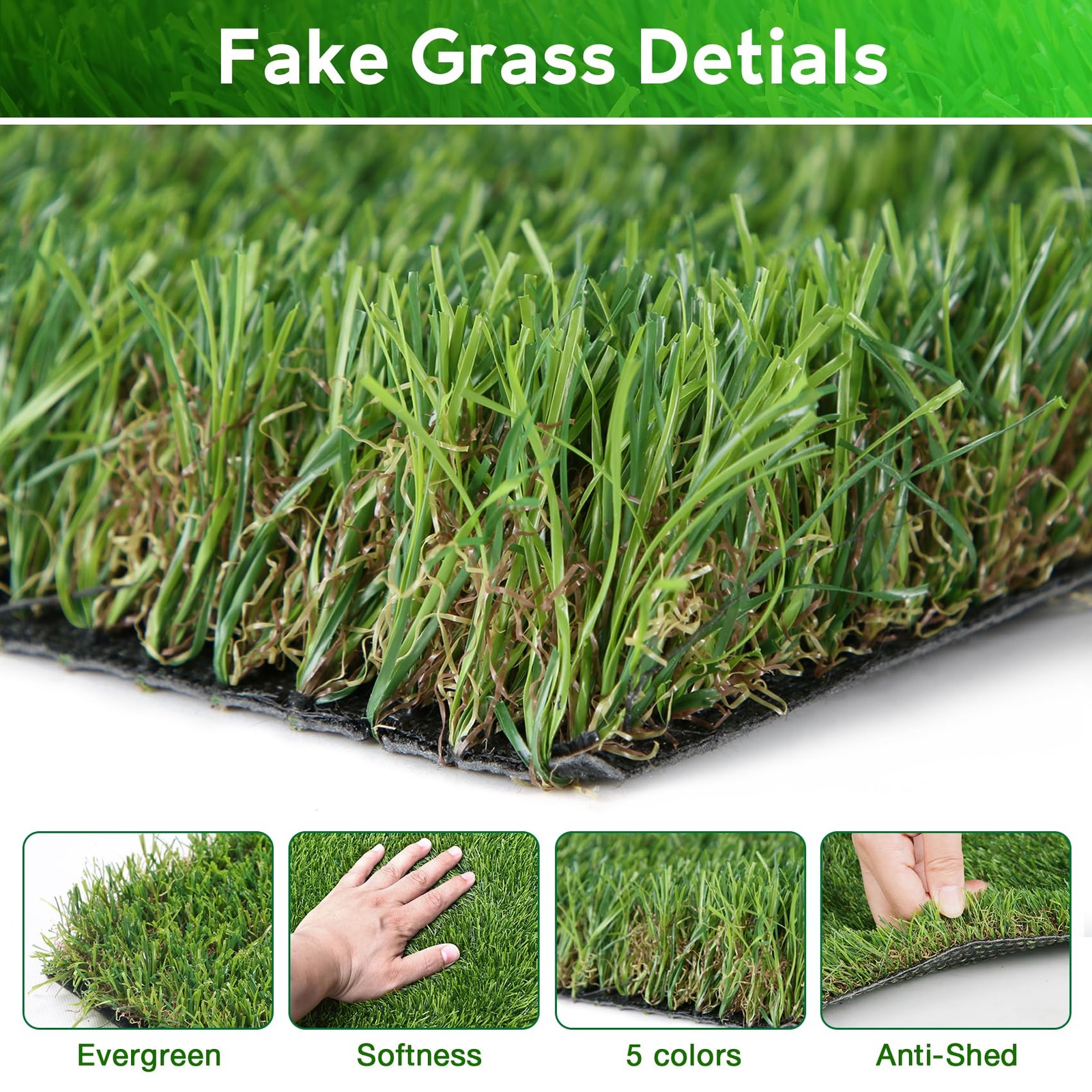 XLX TURF Large Artificial Grass Pad for Dogs Potty, Extra Soft Thick Turf for…