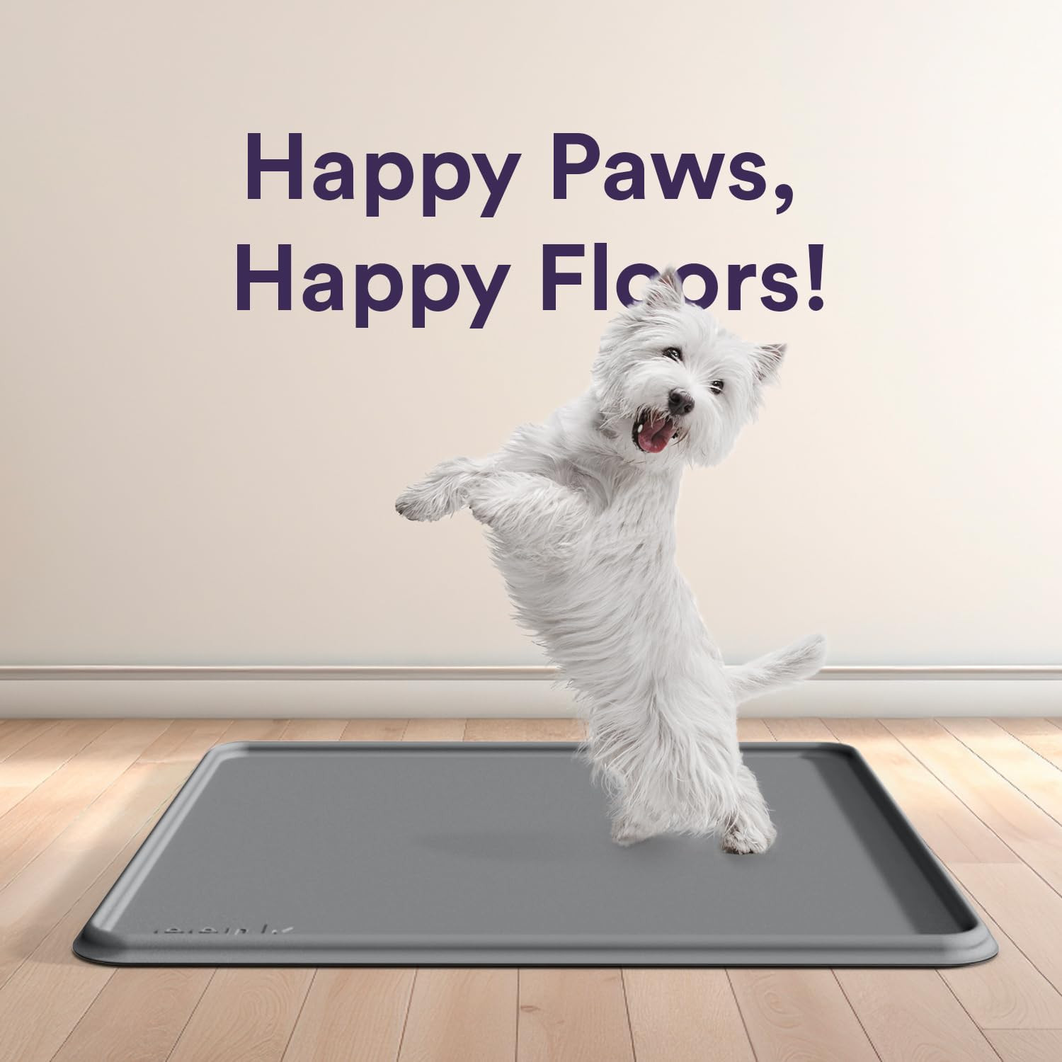 Pee Pad Tray Holder for Dogs – Fits up to 22 X 22 In. Square Potty Training Pads