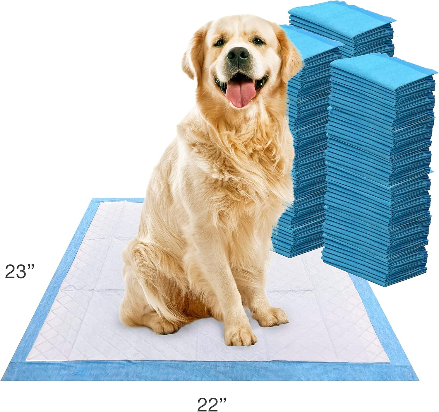 Wee-Wee Superior Performance Unscented Pee Pads for Dogs & Puppies, Quilted Leak