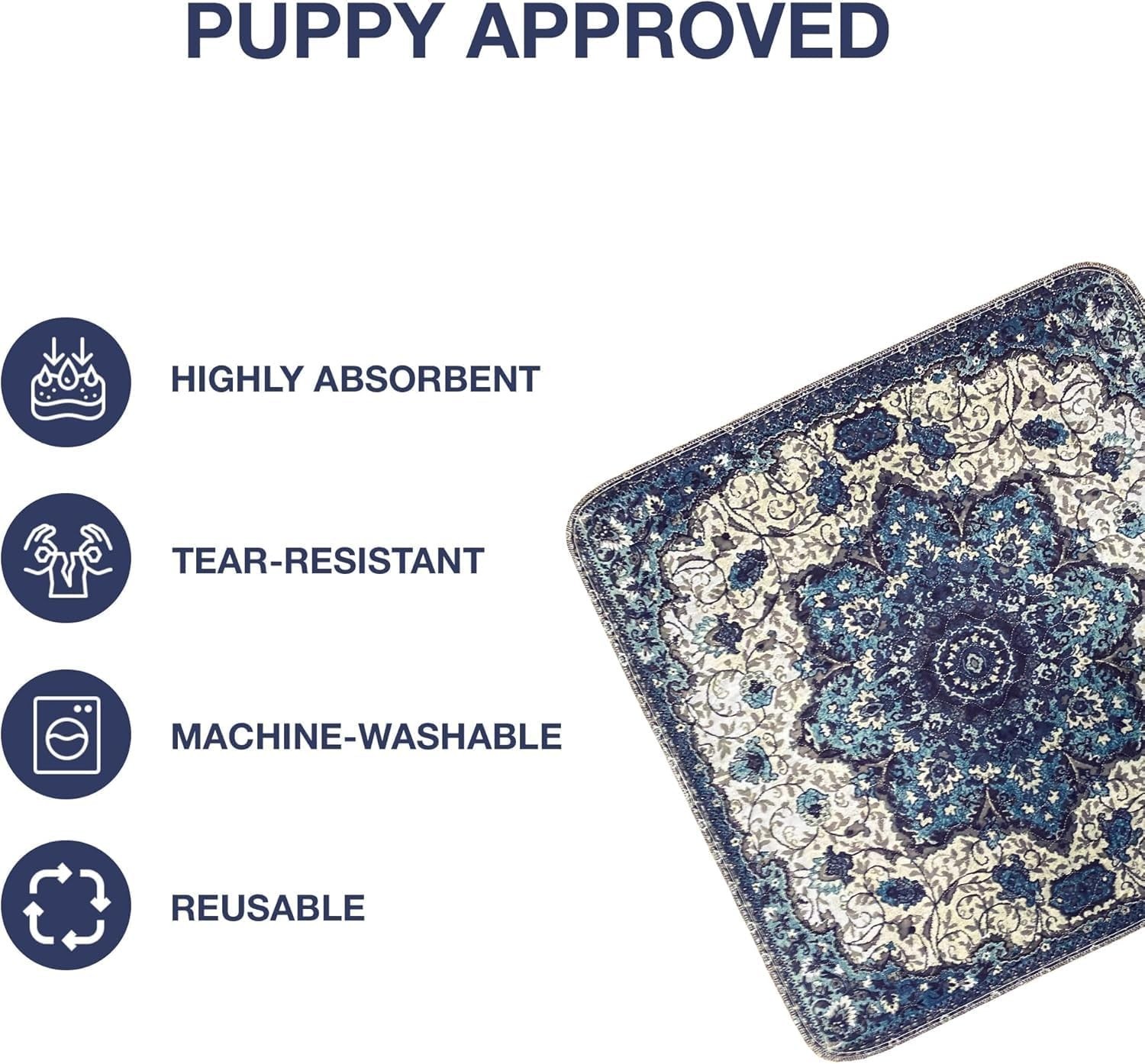 Reusable Pet Training Pads – Waterproof 24×72