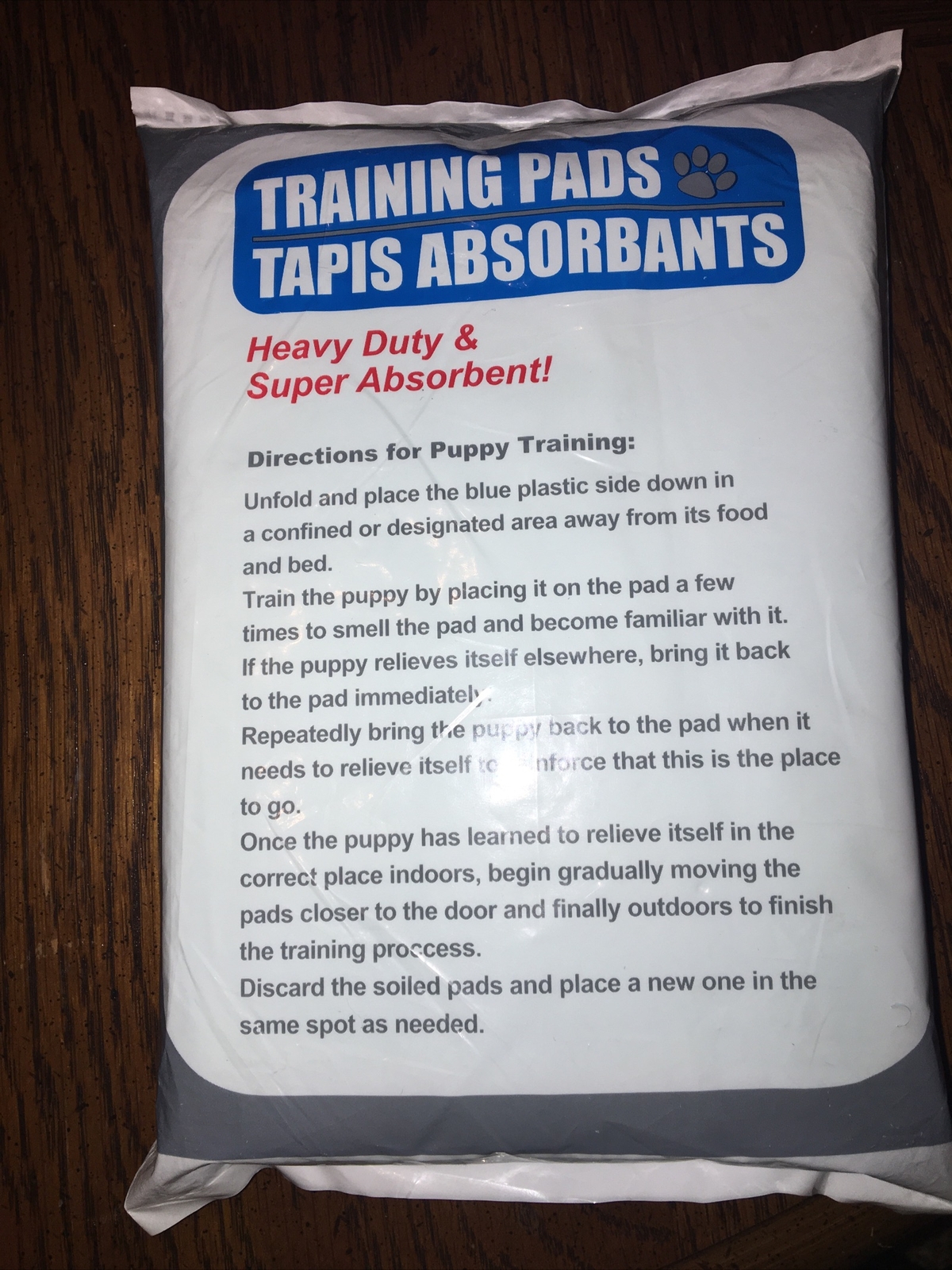 Heavy Duty Puppy Training Pads 4pk Protects Floors and CarpetsEasy Clean Up