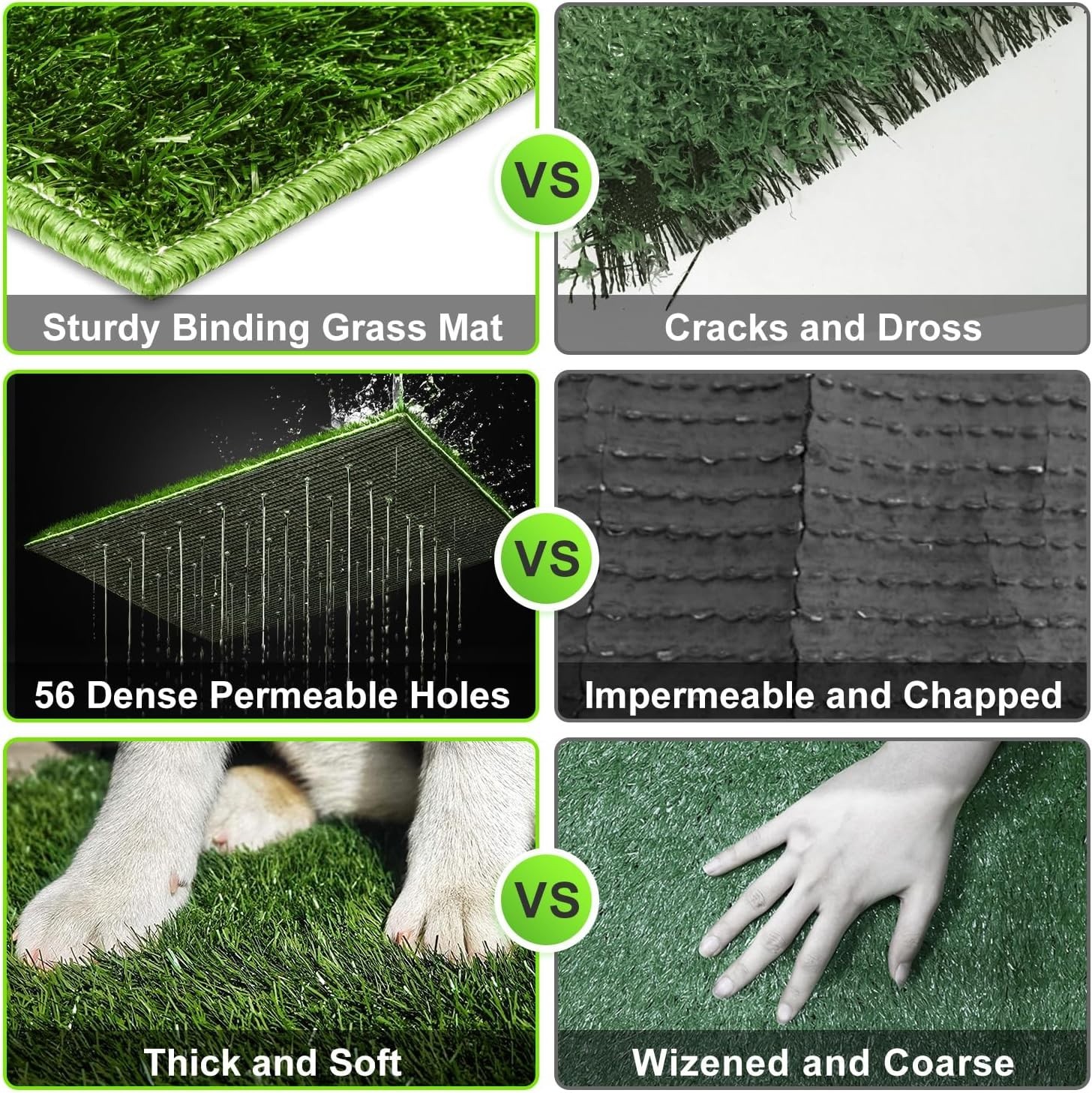 Indoor/Outdoor Dog Potty with 2 Reusable Grass Pads – Perfect for Training