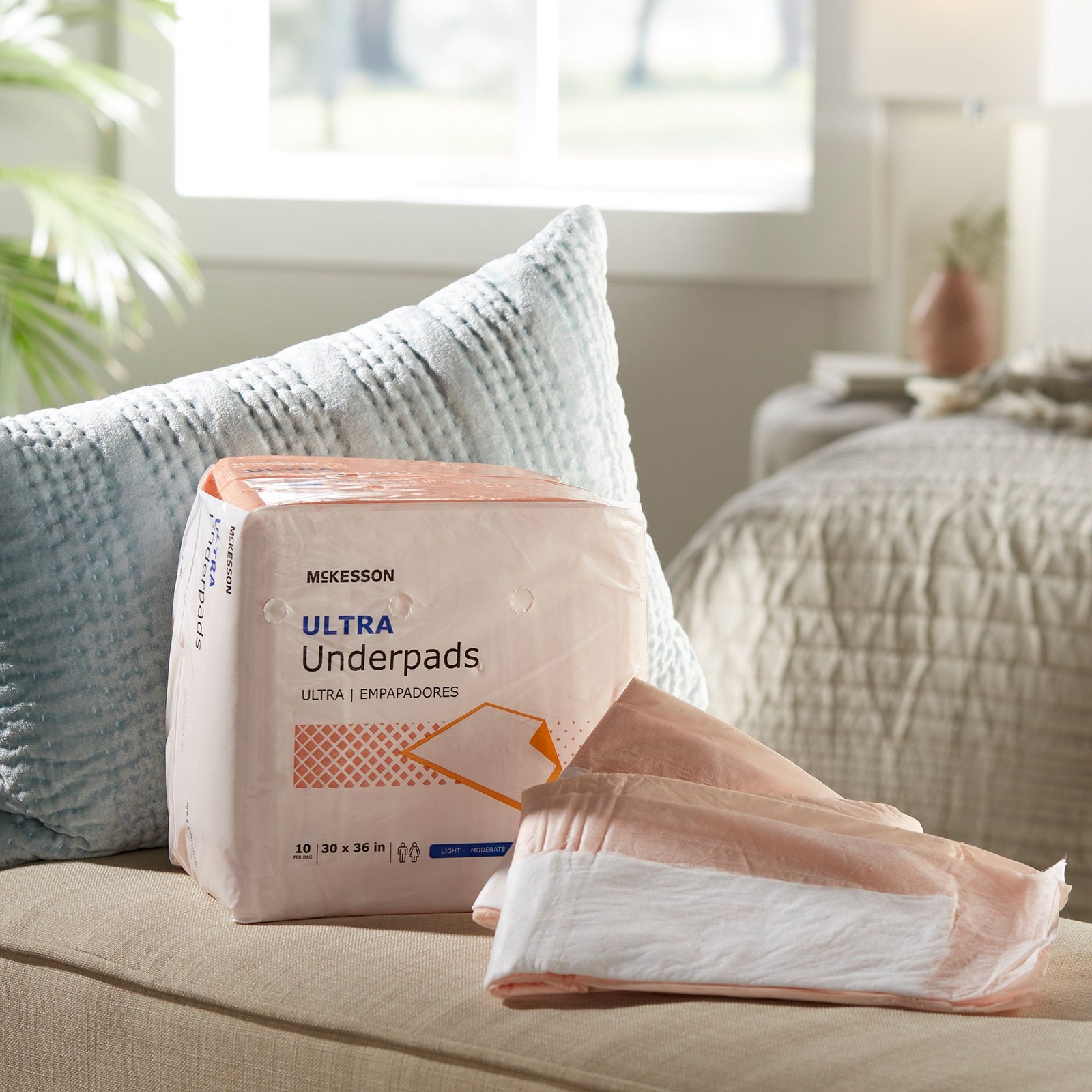 McKesson Ultra Underpad Heavy Absorbency 30 X 36″ 10 ct