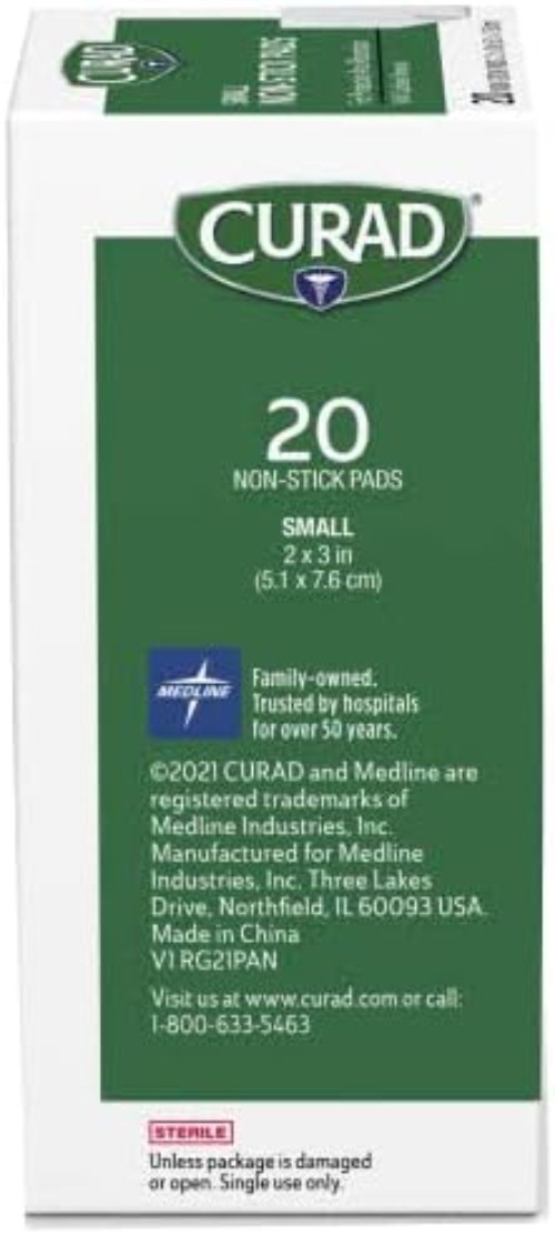 Versatile 20 Count Non-Stick Pads | 2 x 3 Inch – Perfect for Everyday Injuries