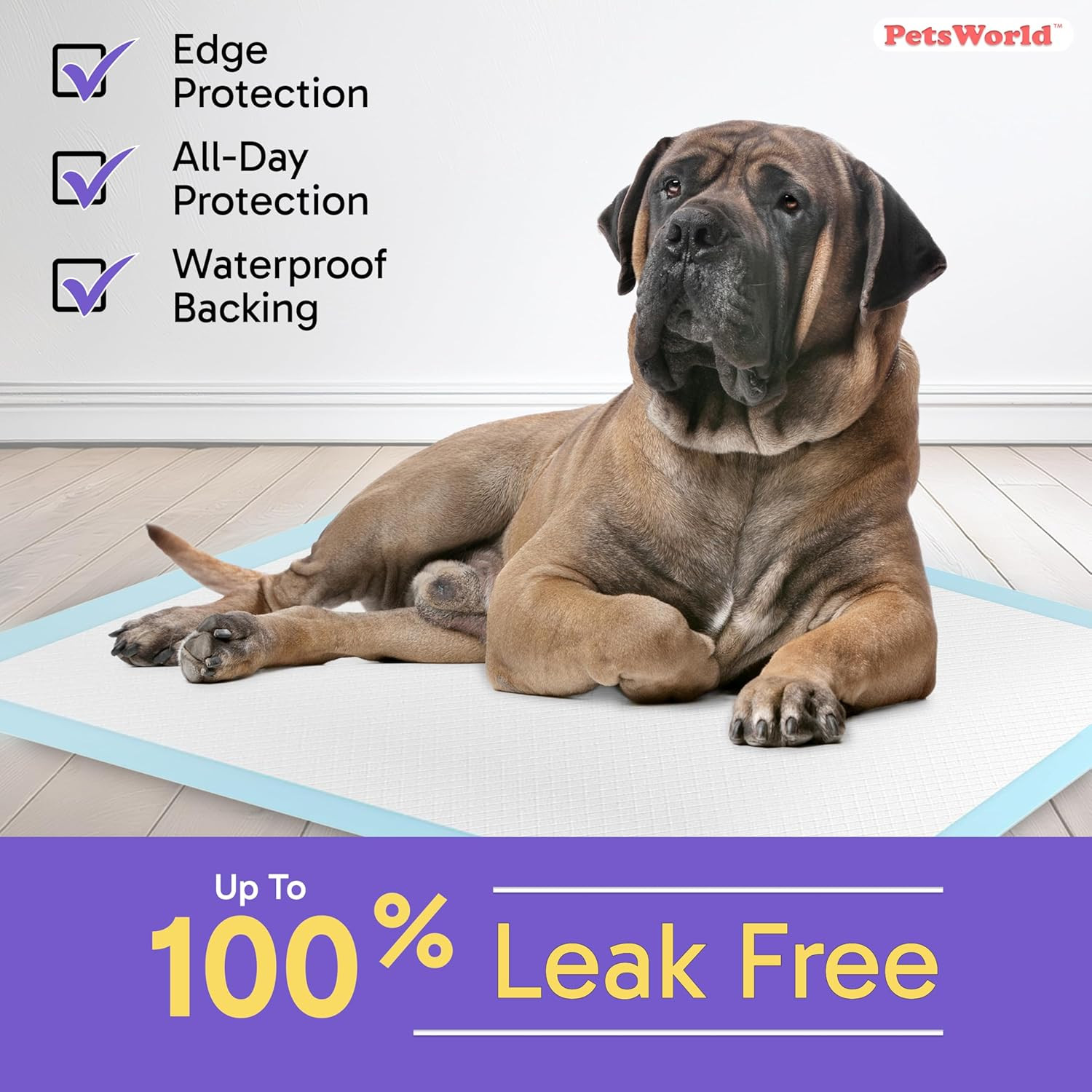 2XL Dog Pee Pads 28″X44″ 200 Count – Extra Large Pet Pee Pads for Dogs & Puppies