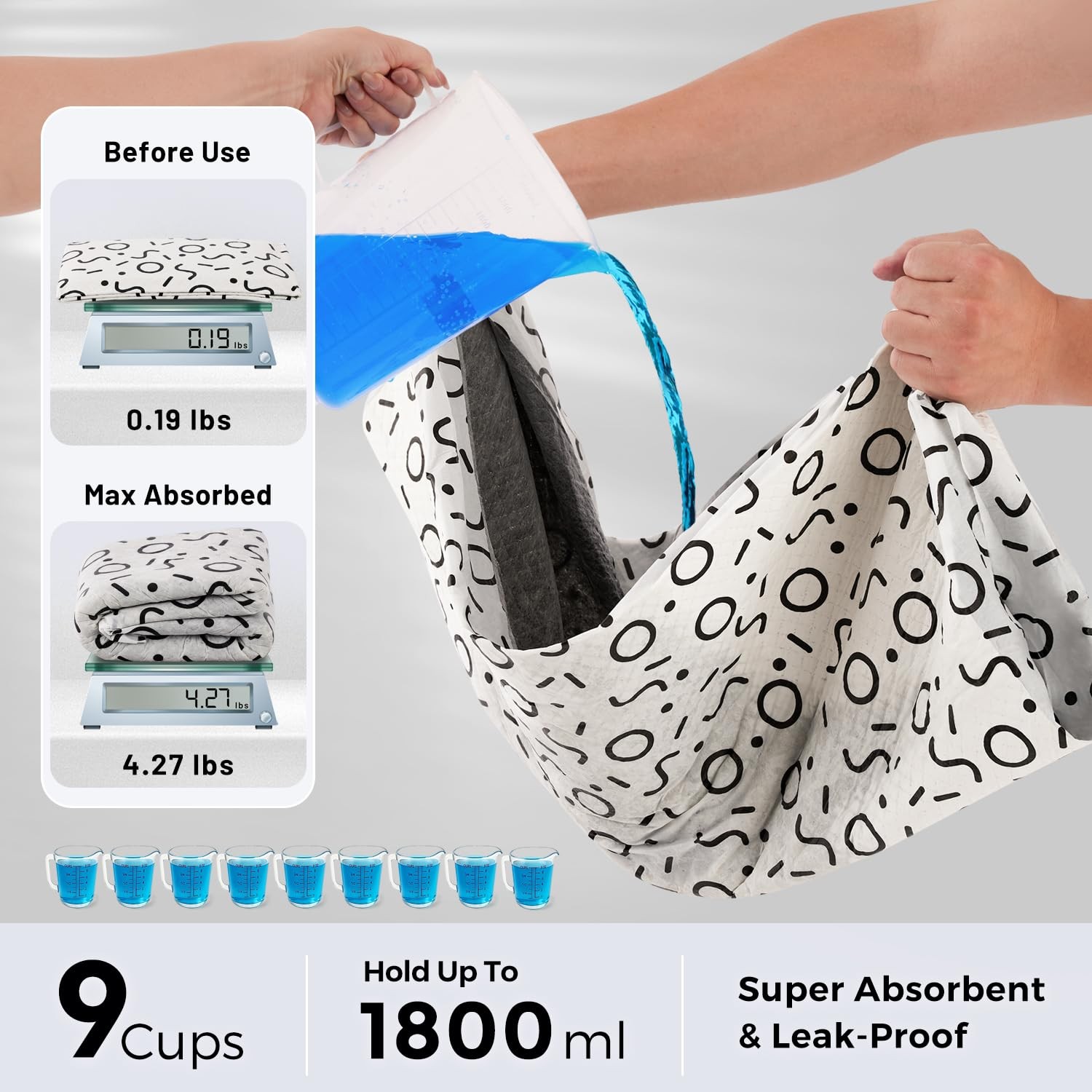 Puppy Pee Pads for Dogs Extra Large, 28″x34″ 30 Counts + 1 Extra Monitoring P…