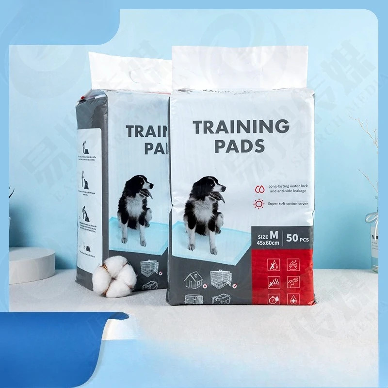 Pet Pee Pads Bamboo Charcoal Thickened Dog Training Pads with Adhesive Back Supe
