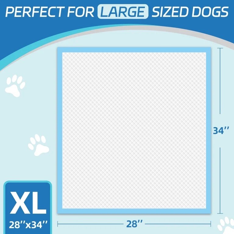 Extra Large Puppy Training Pads Leak Proof Absorbent Dog Pee Pads